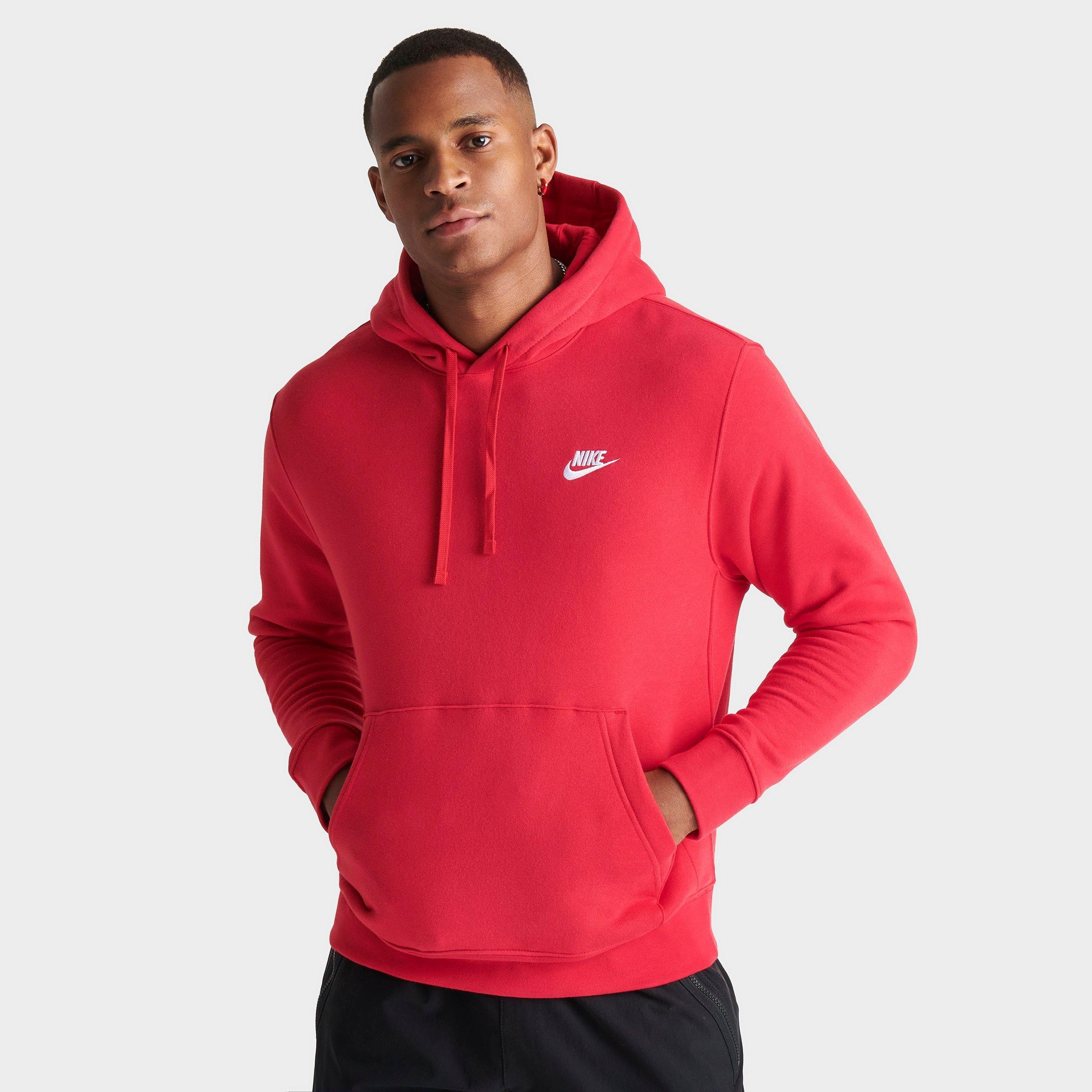 nike sportswear club fleece red