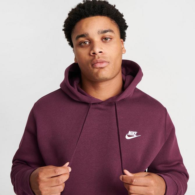 Nike sportswear 2024 club fleece burgundy