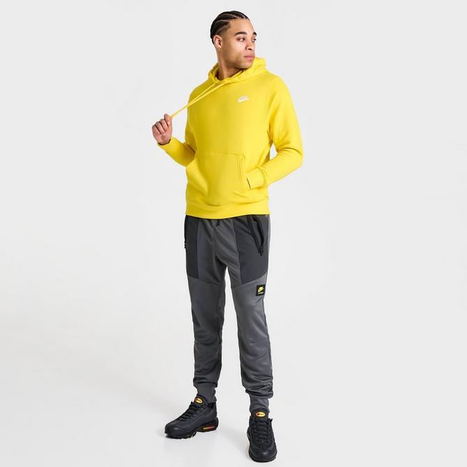 Nike tech fleece yellow hoodie hot sale