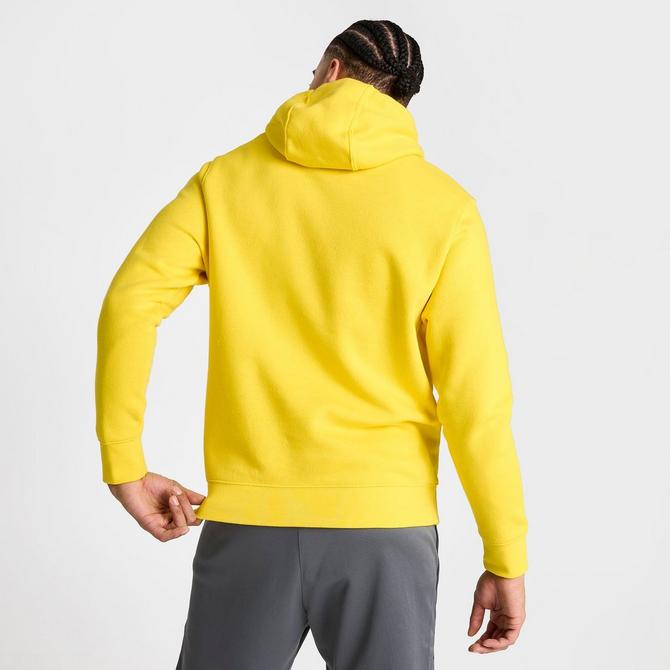 Nike Sportswear Men's Club Fleece Pullover Hoodie (Buff Gold/White