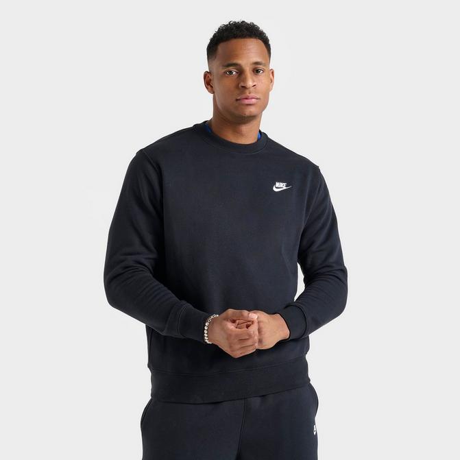 Nike white best sale crew neck