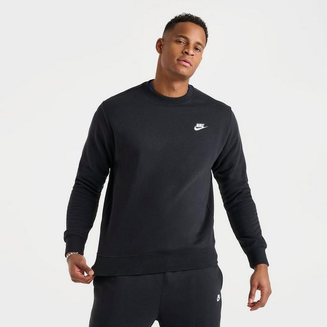 Nike Sportswear CLUB - Sweatshirt - black/white/noir 