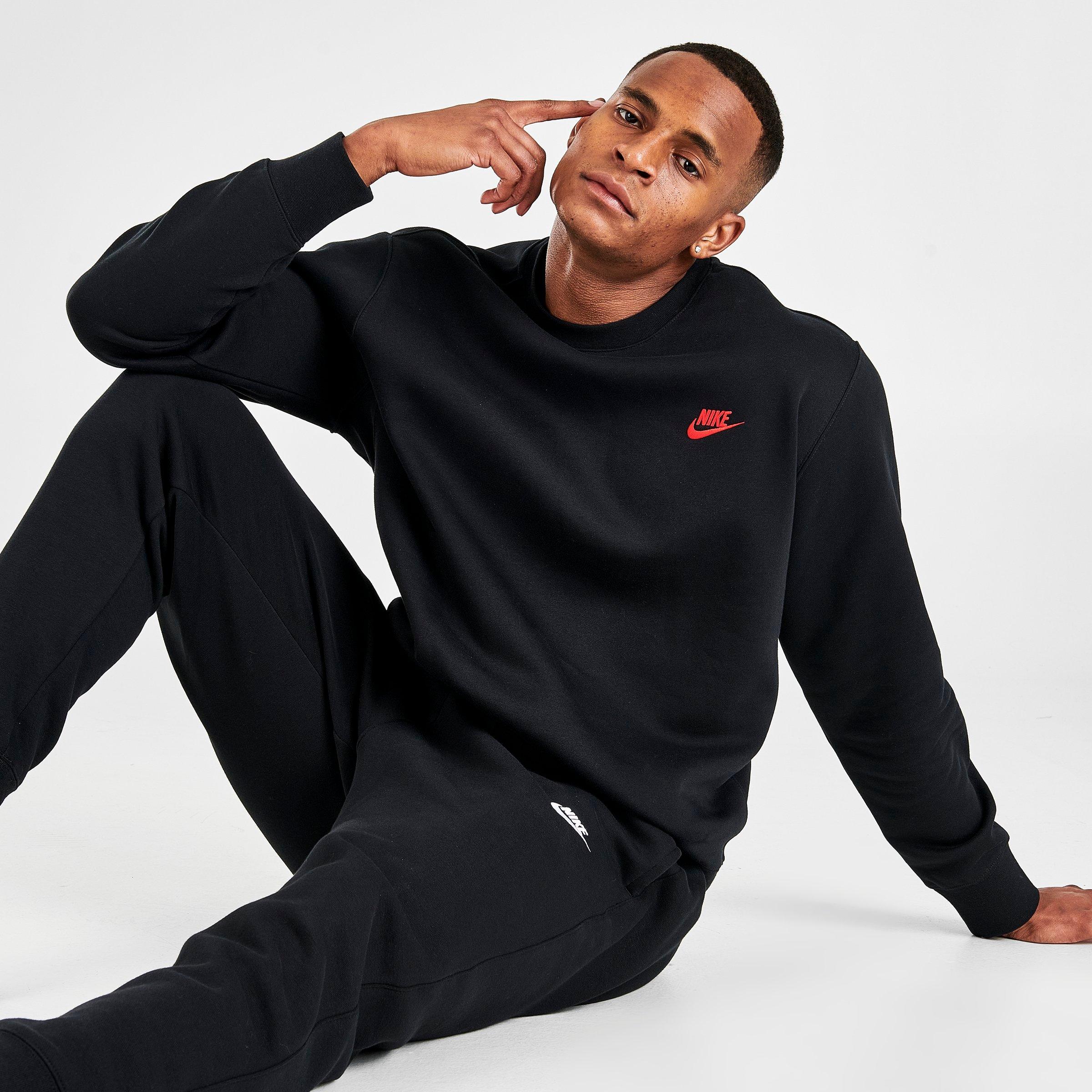 nike sportswear club fleece black