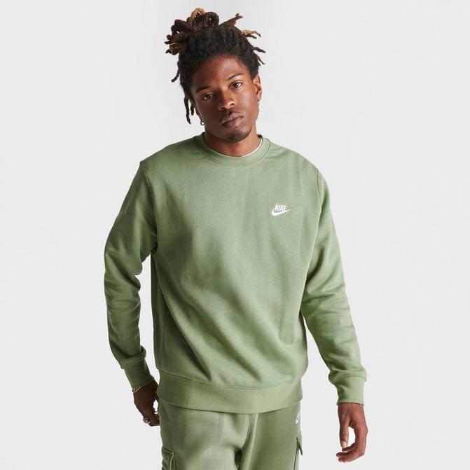 Khaki nike crew discount neck