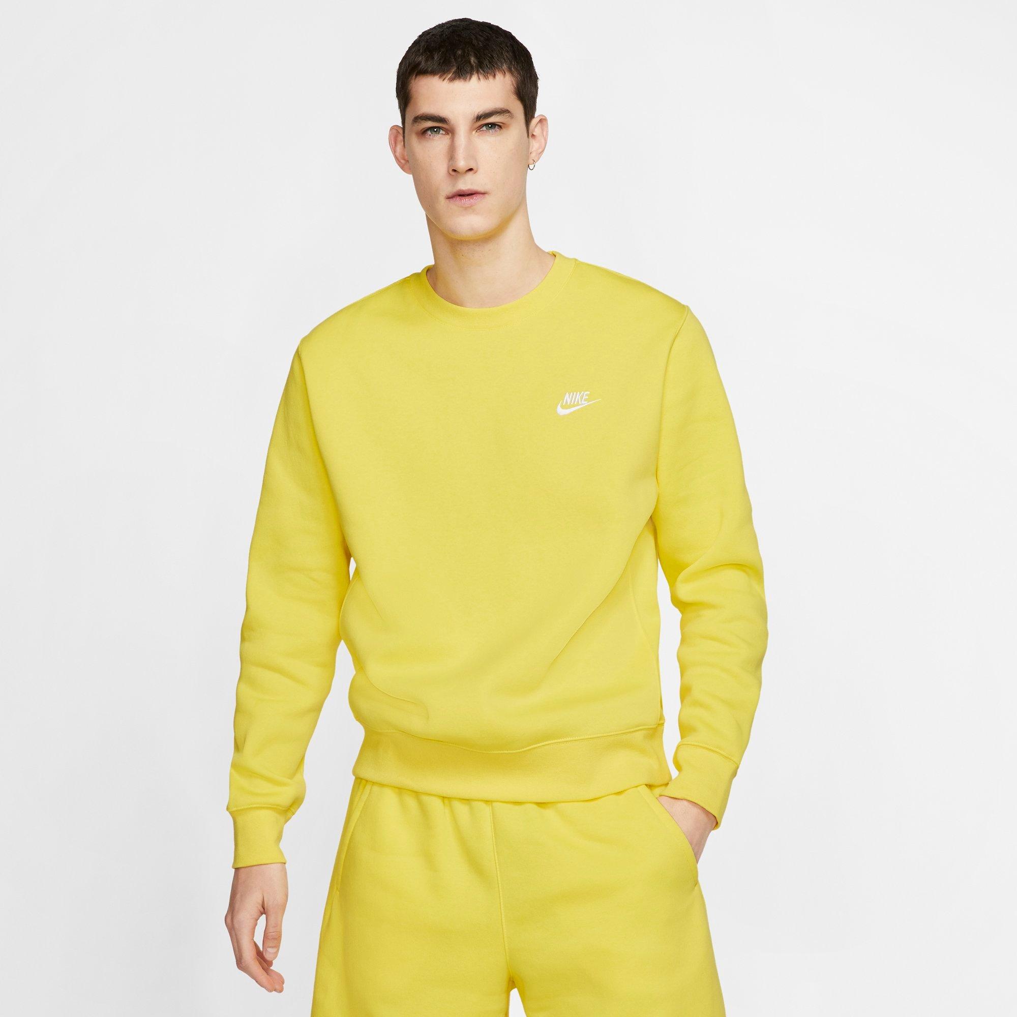 yellow nike sweatshirt