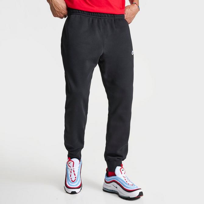 Nike Sportswear Tapered Cargo Pants 'Club Fleece' in Black