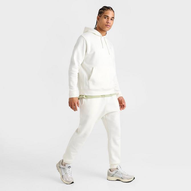 Men's Nike Sportswear White/White/Black Club Fleece Jogger (BV2671 100) - XL