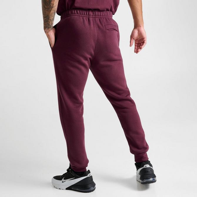 Nike tech discount fleece jogger burgundy