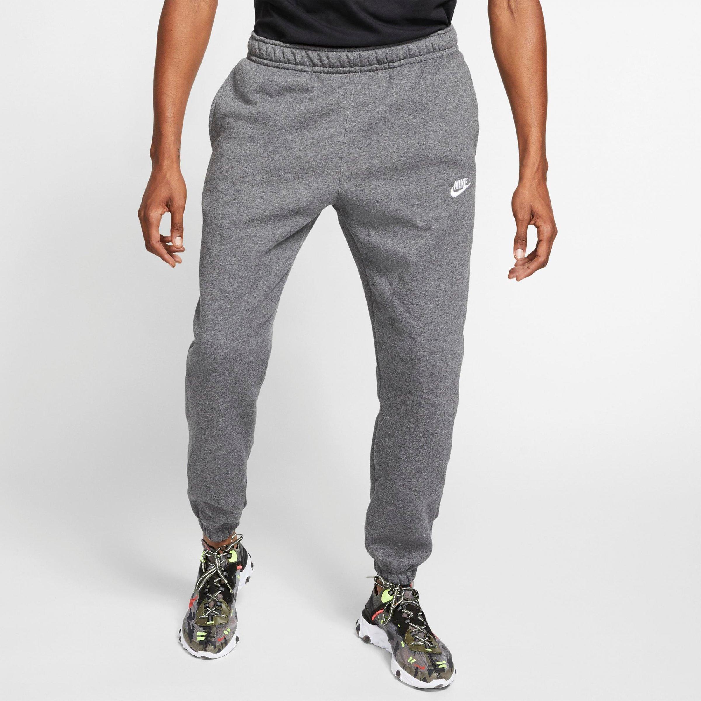 nike club joggers charcoal