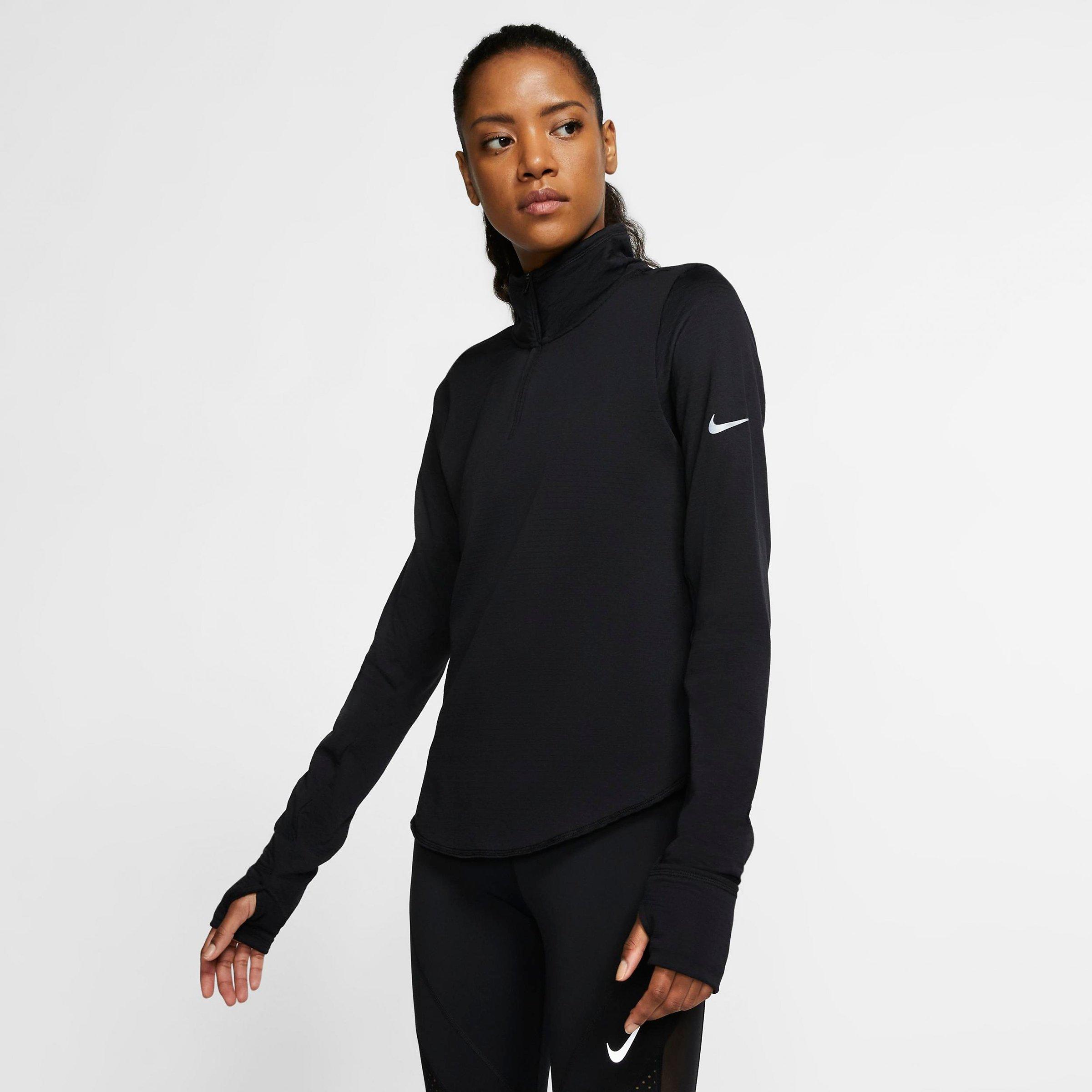 half zip sports top womens