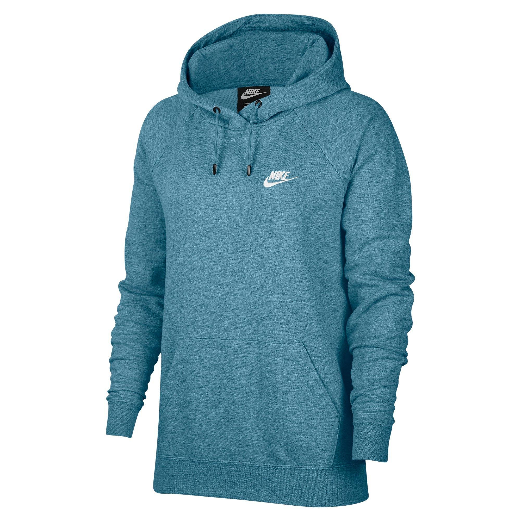 nike tech fleece hoodie cerulean