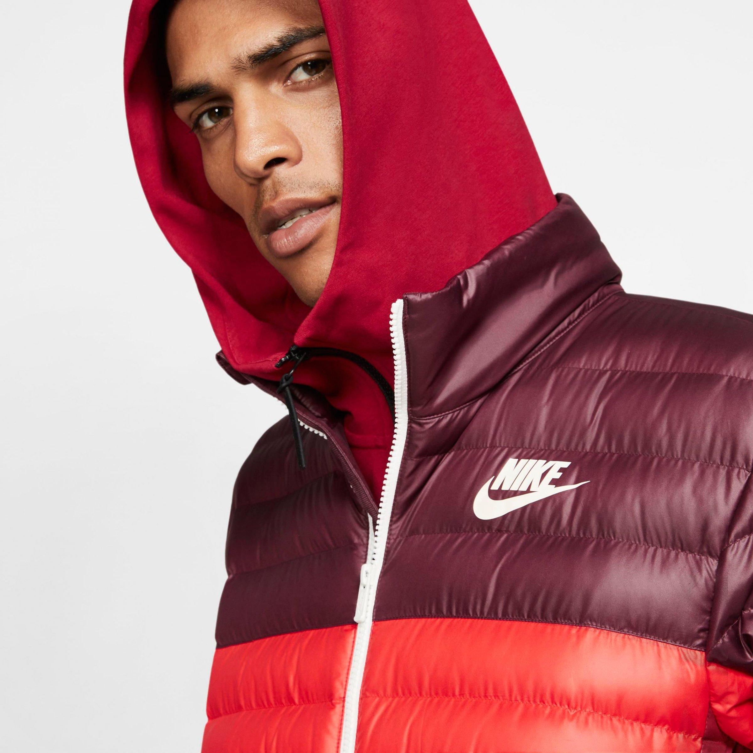 nike down fill bubble jacket mens