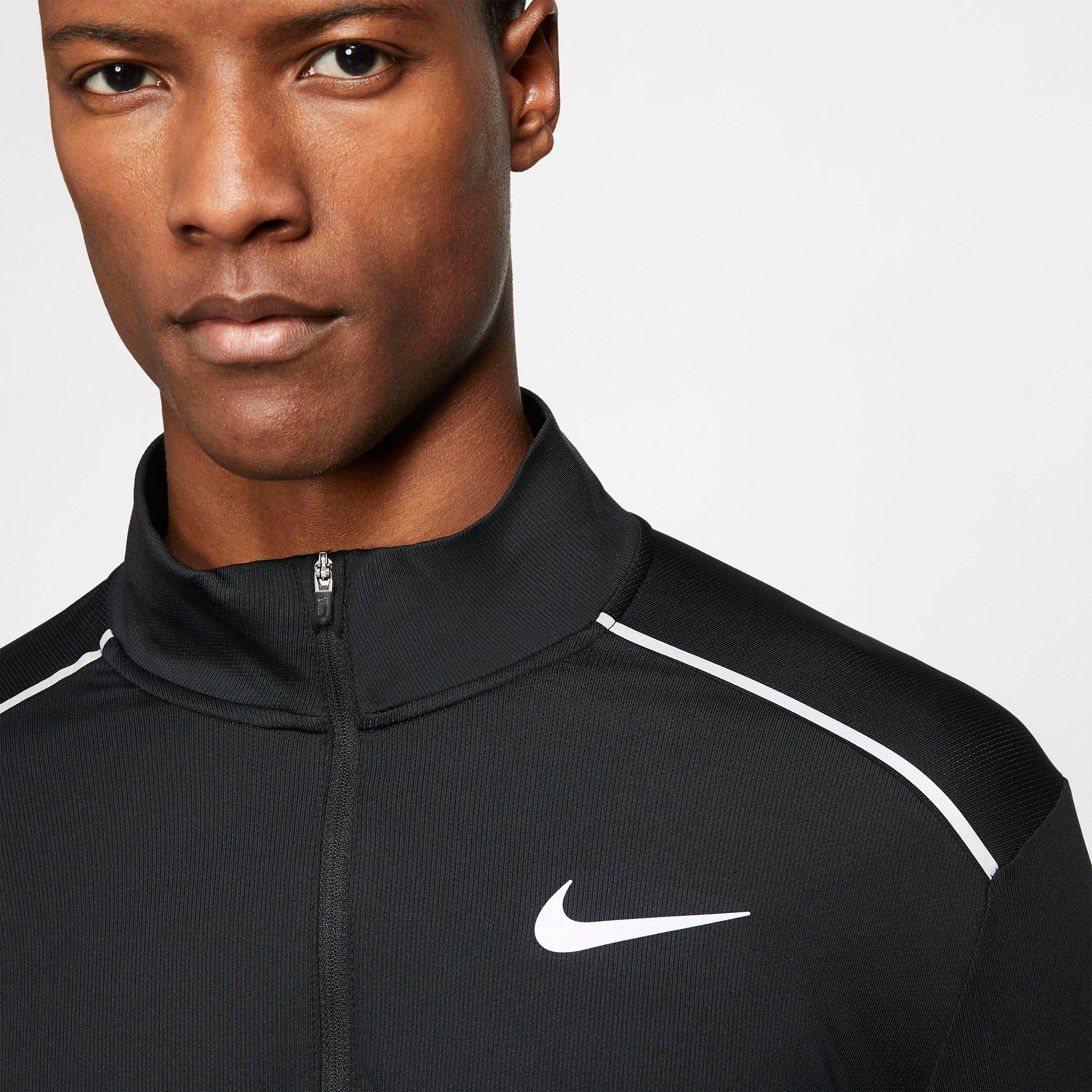 mens black nike half zip