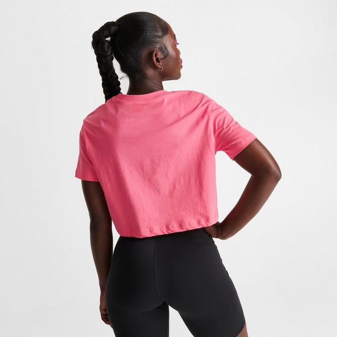 Nike Womens Essentials Cropped T-Shirt - Black