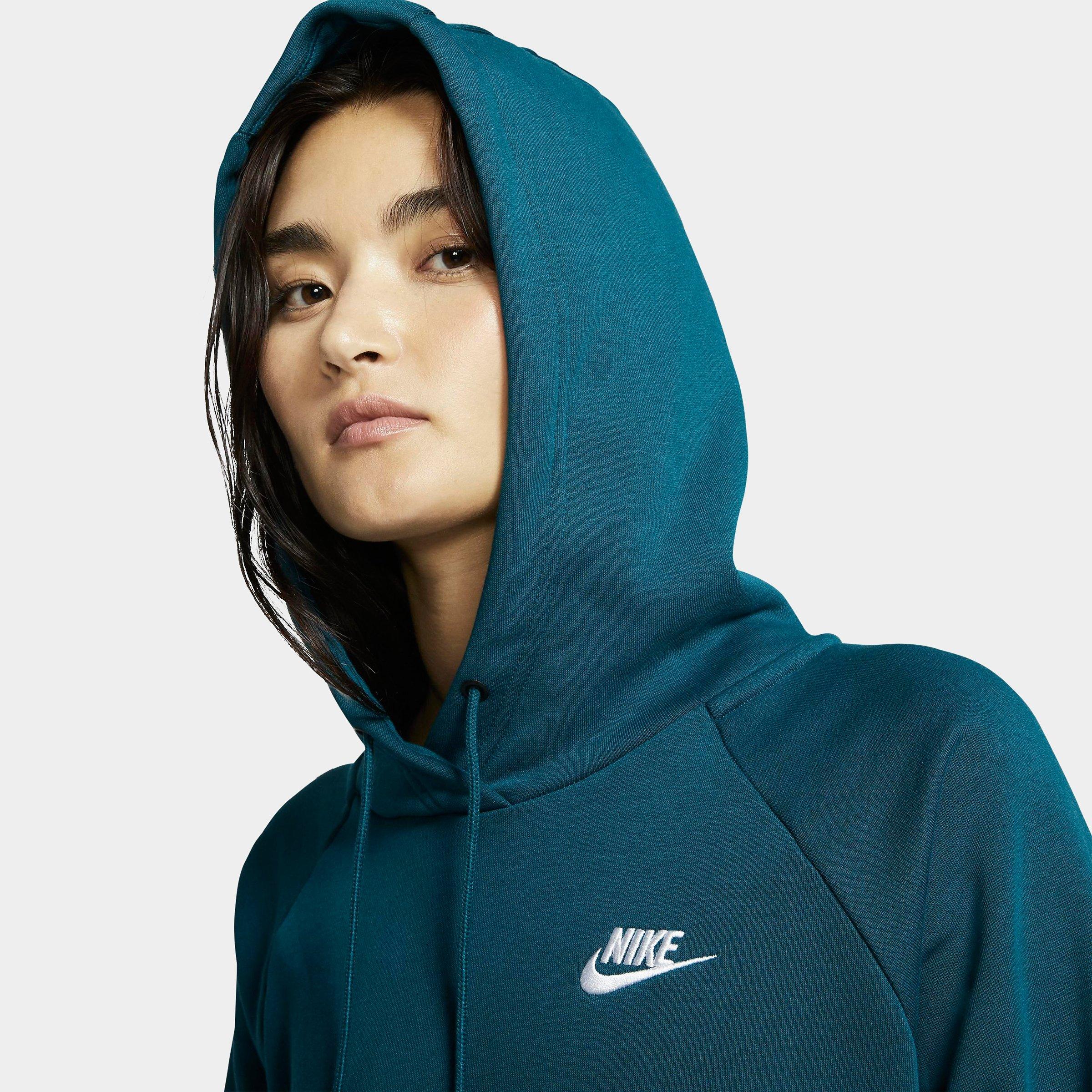 teal nike hoodie womens