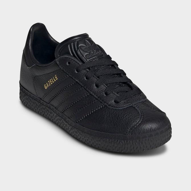 Adidas originals gazelle black trainers online