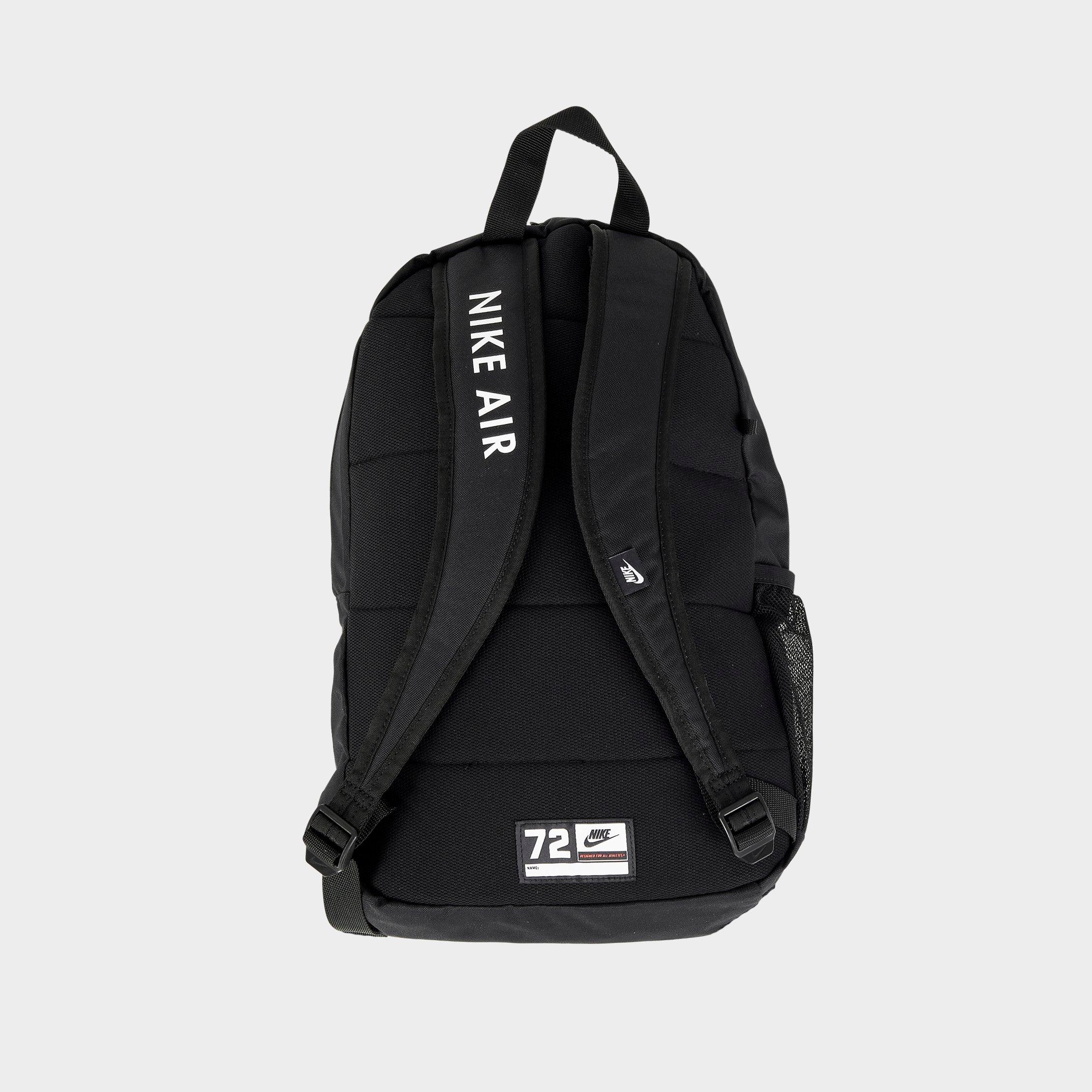 nike bookbag black and white