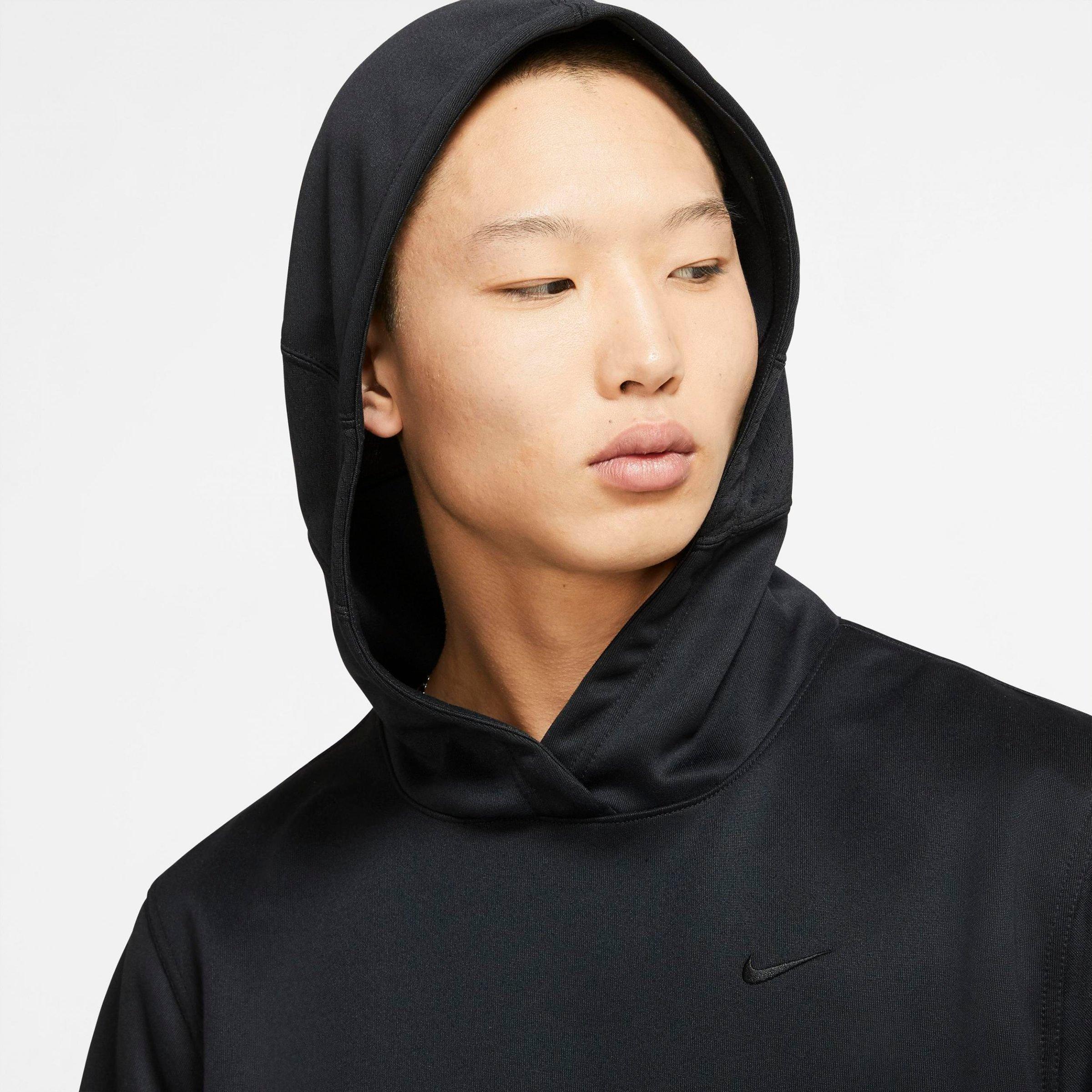 nike spotlight short sleeve hoodie