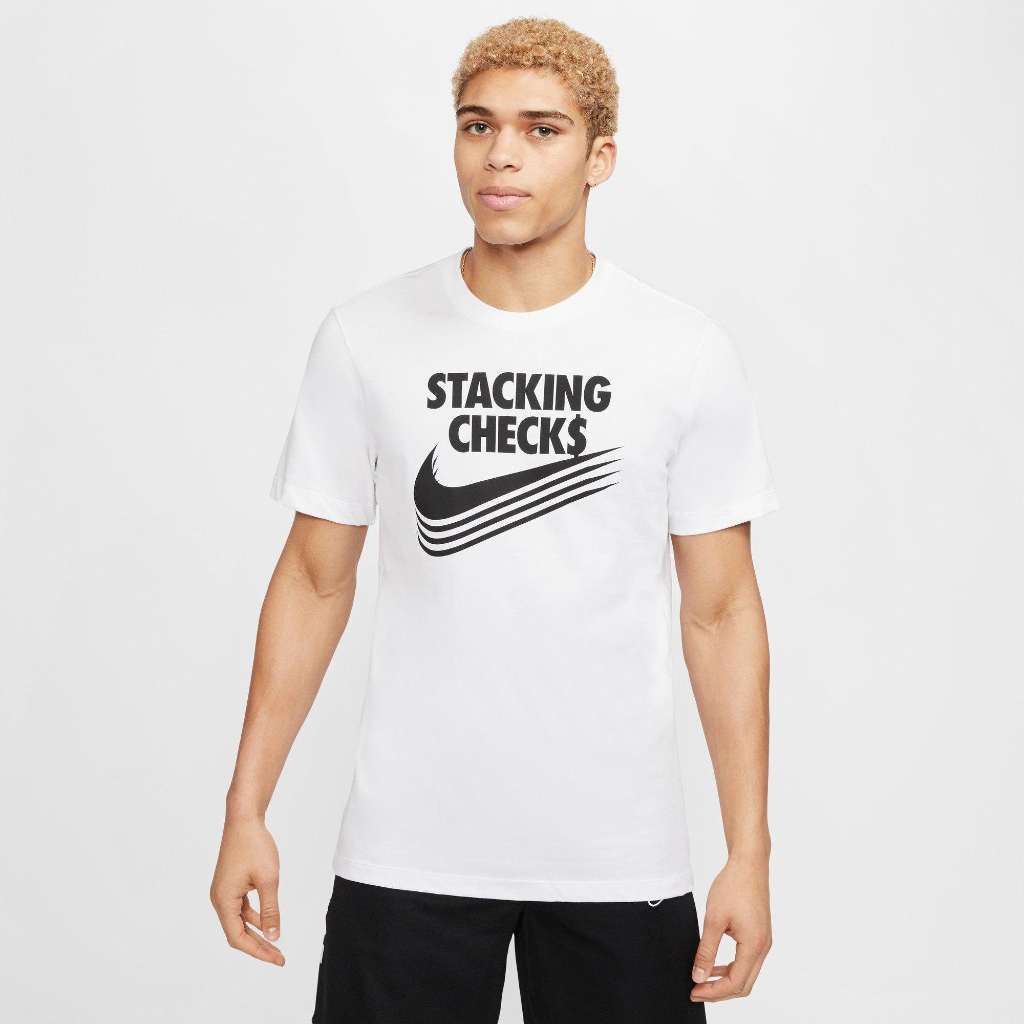 nike stacking checks shirt