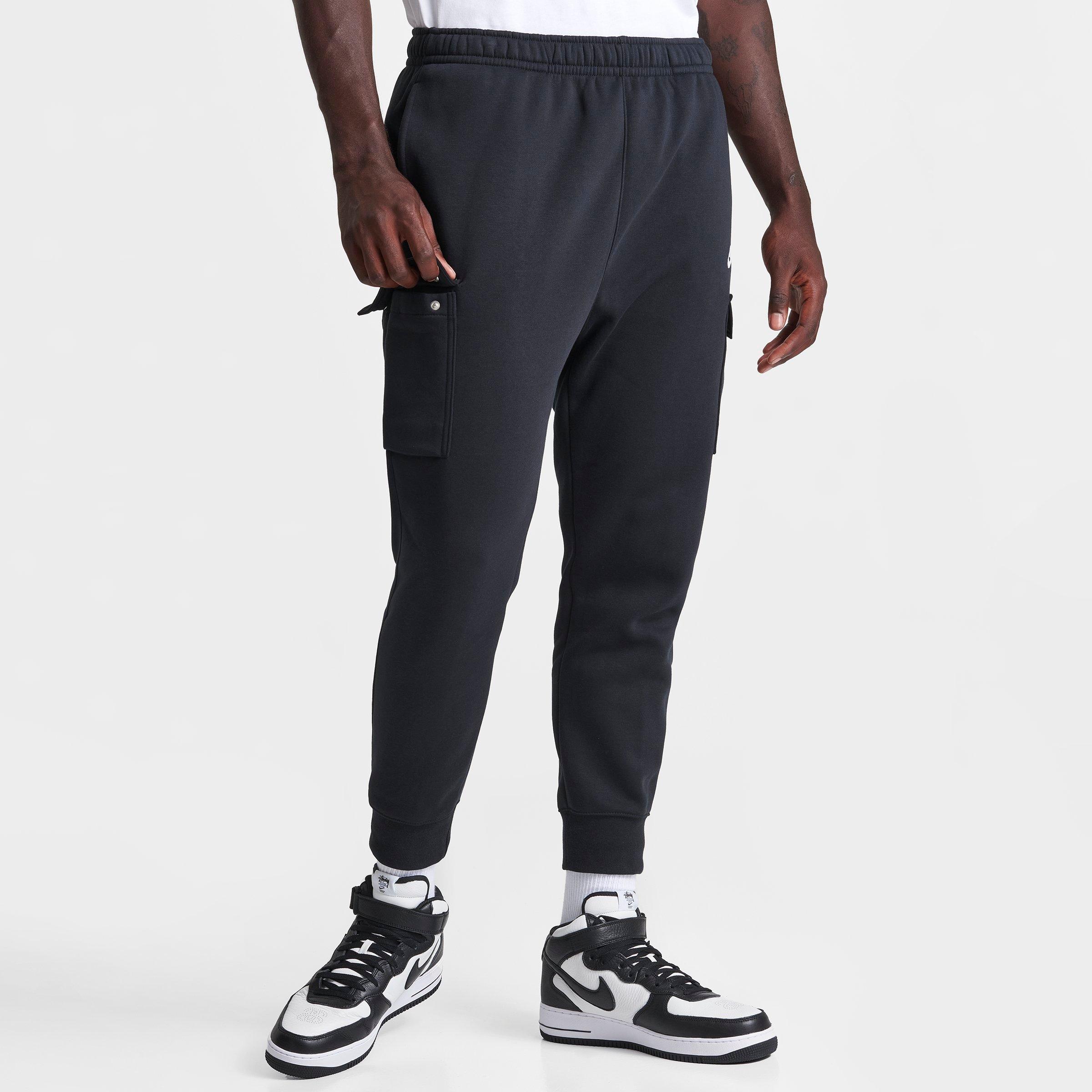 nike black joggers men's