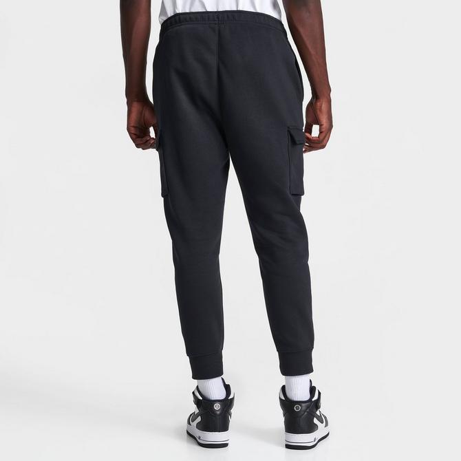 Nike Men's Sportswear Club Fleece Cargo Sweatpants Black Size XL Cd3129 010  for sale online