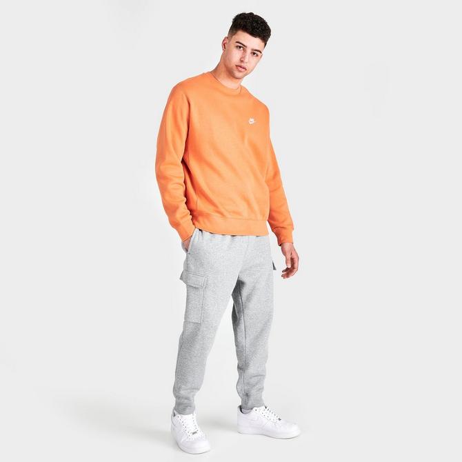 Nike club fleece crewneck & nike club fleece cargo joggers new arrivals