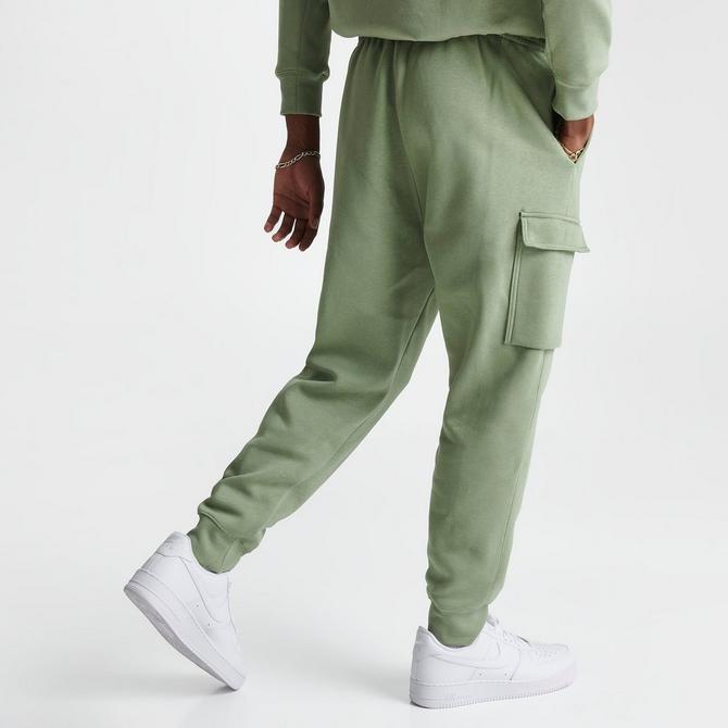 Nike Sportswear Club Fleece Cargo Pants Green - ROUGH GREEN/ROUGH  GREEN/WHITE