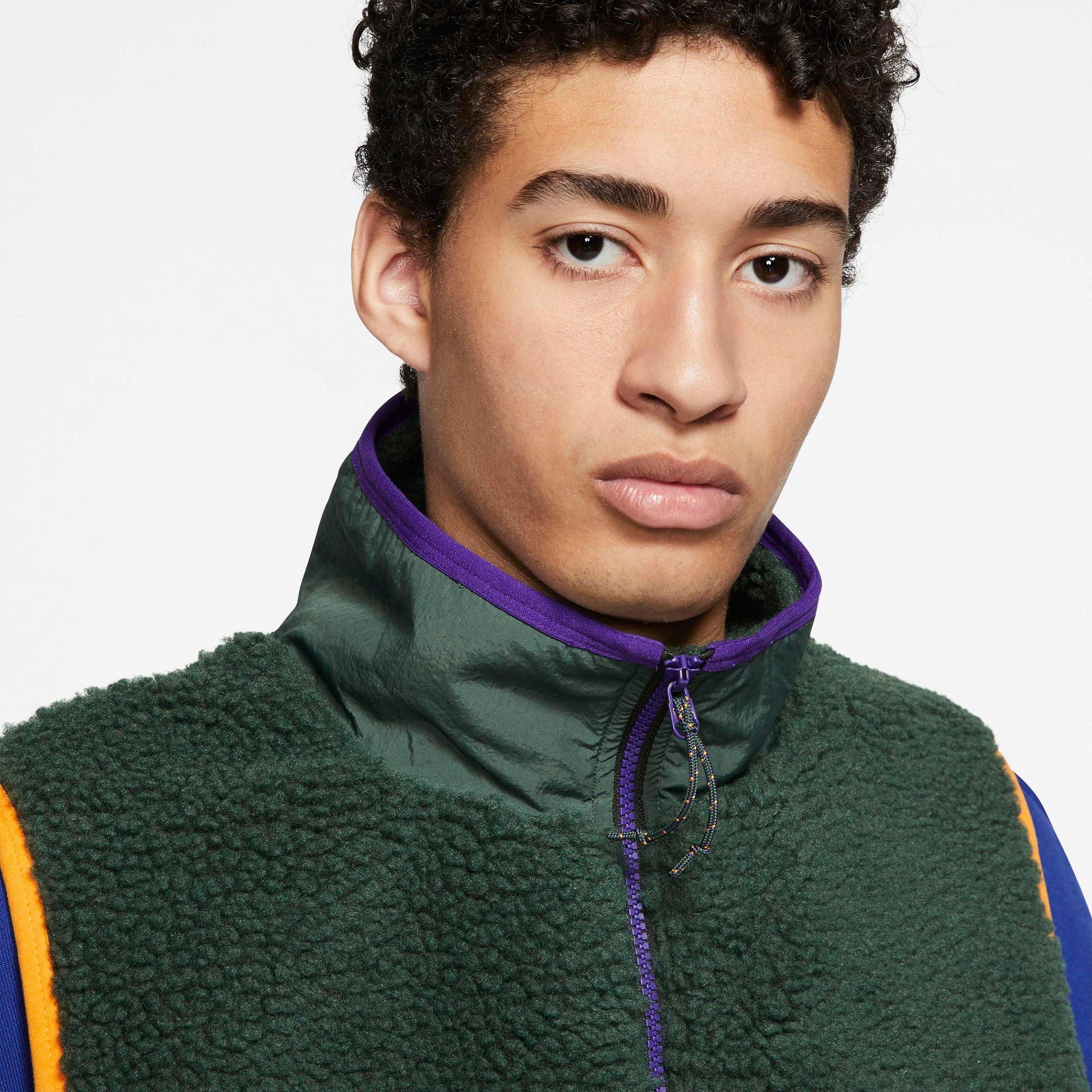 men's sherpa fleece jacket nike sportswear