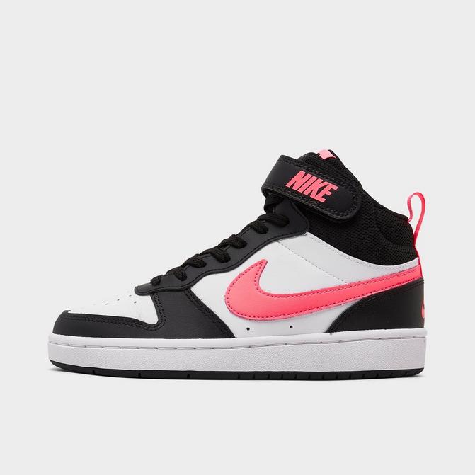 Black white and pink cheap nike trainers