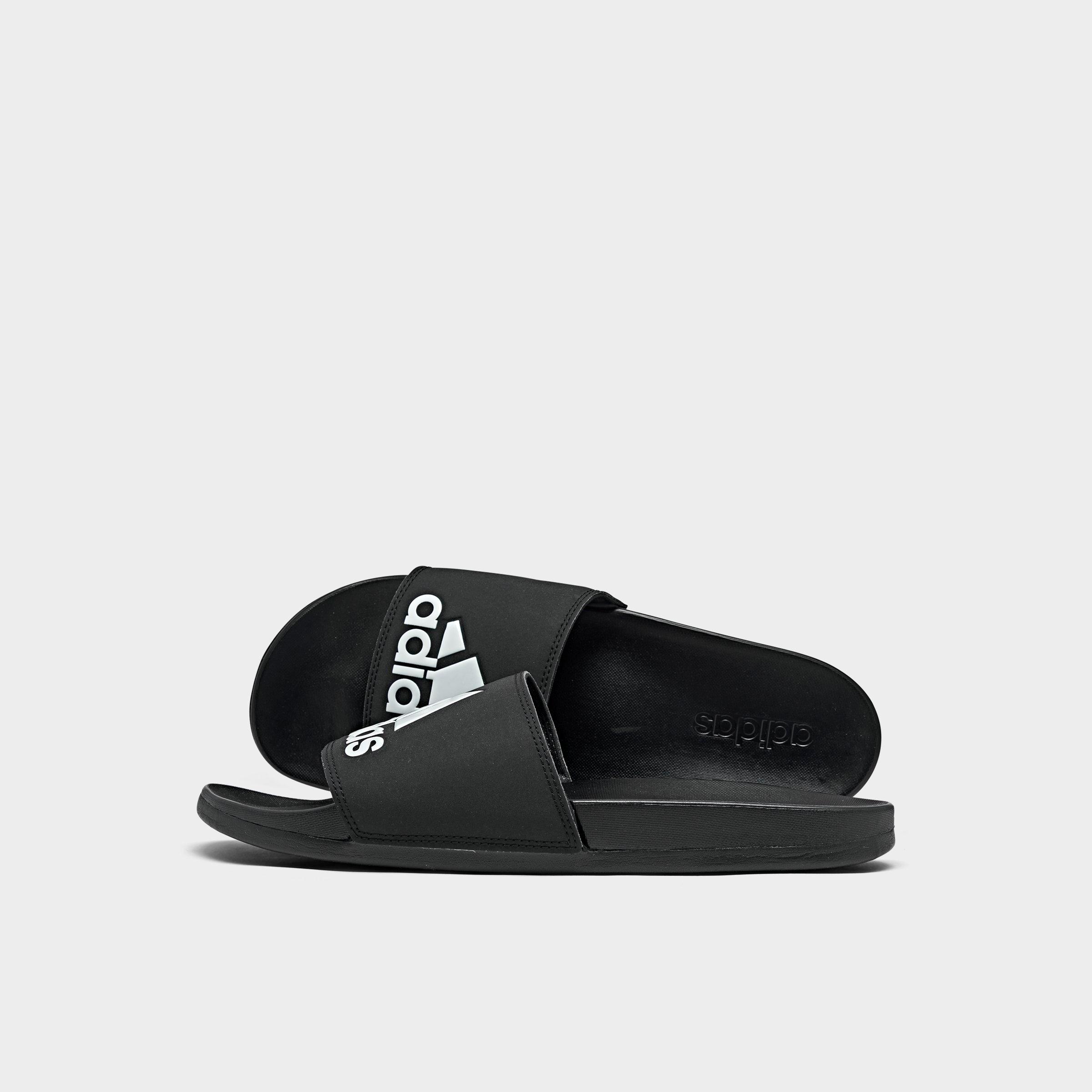 men's adidas adilette cloudfoam plus slide sandals