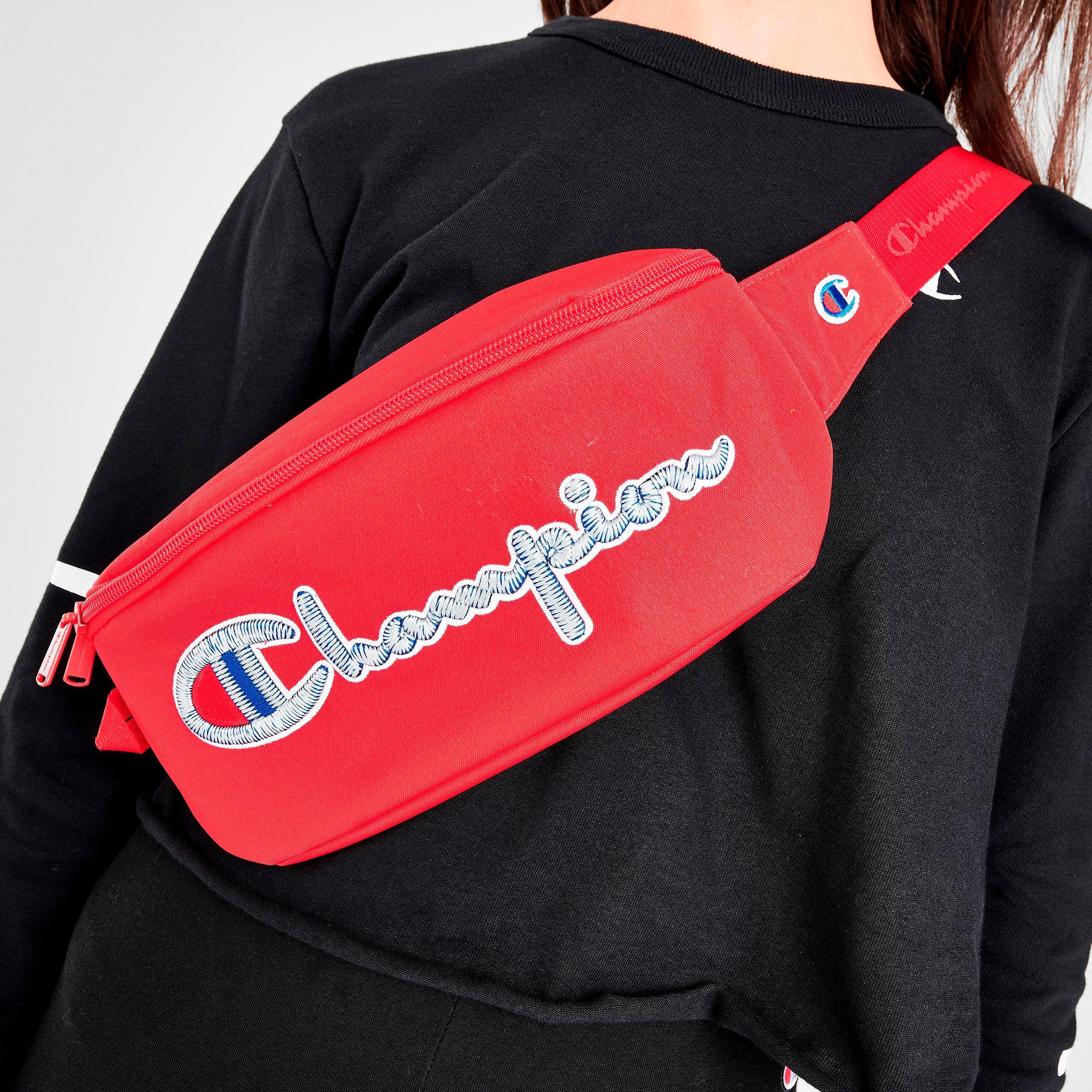 champion waist bag red