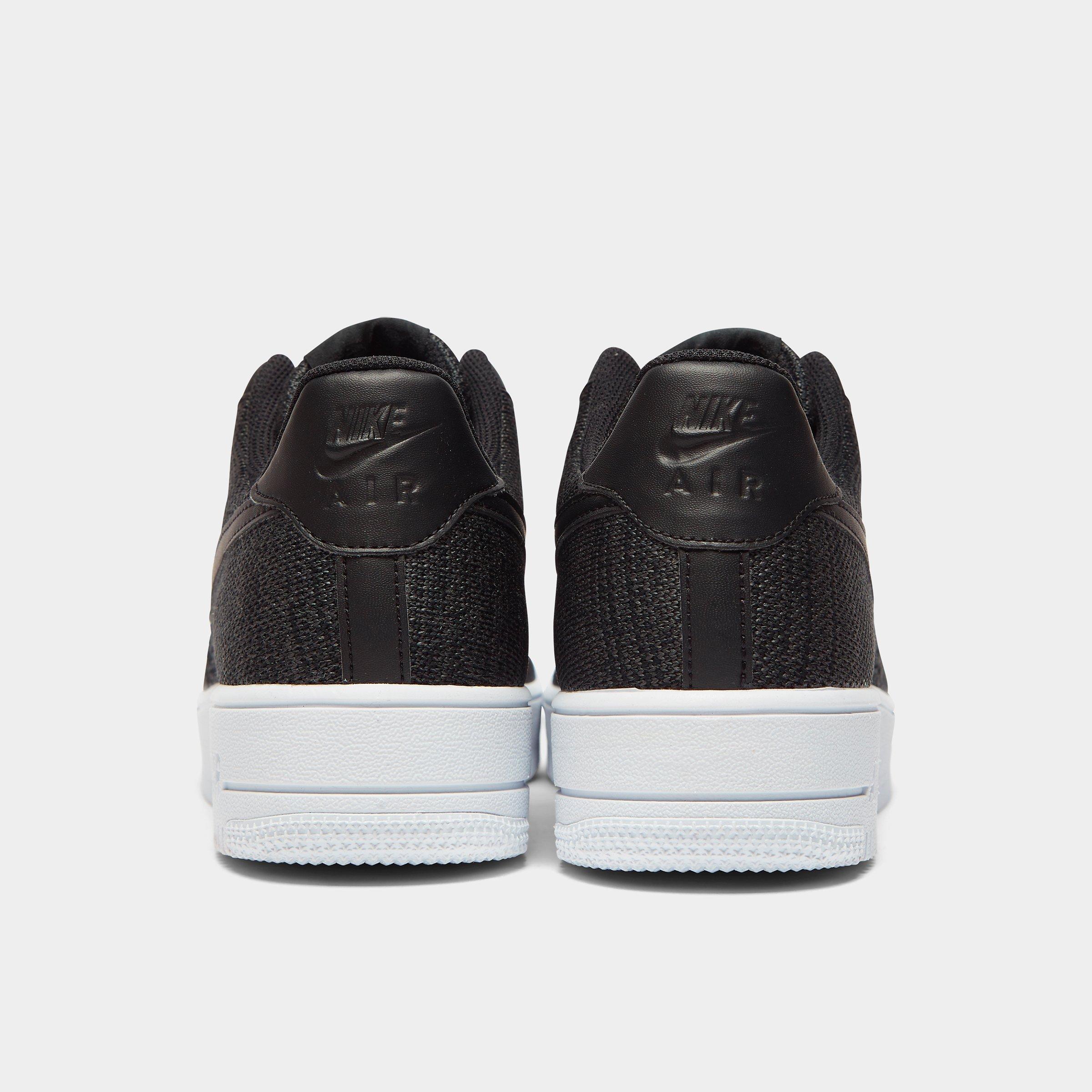 nike air force 1 flyknit 2.0 black white