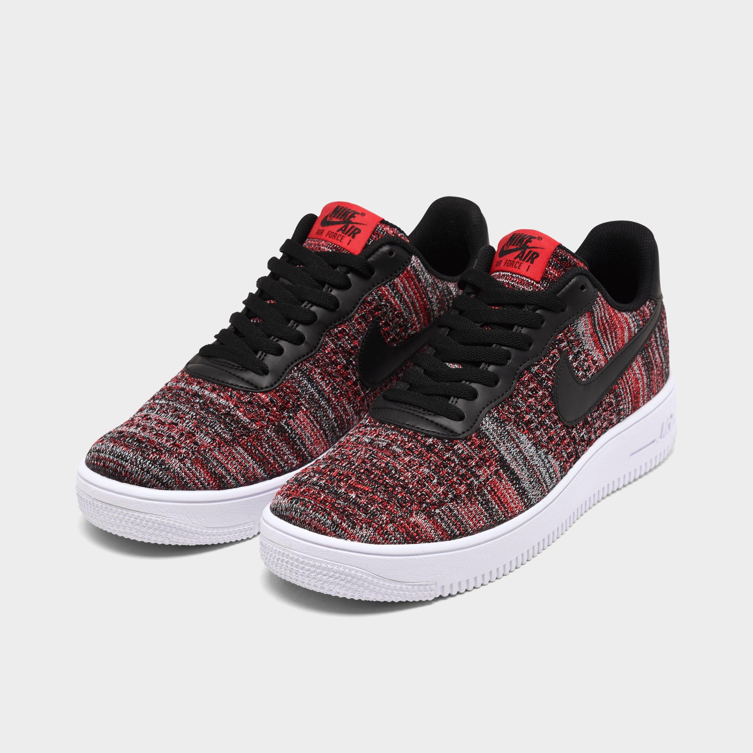 air force 1 flyknit university red