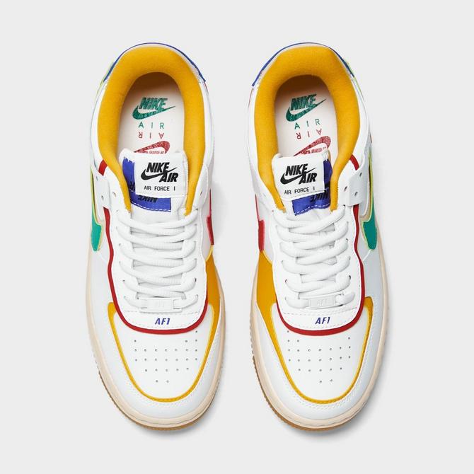 Men's shoes Nike Air Force 1 PLT.AF.ORM White/ Yellow Ochre-Summit