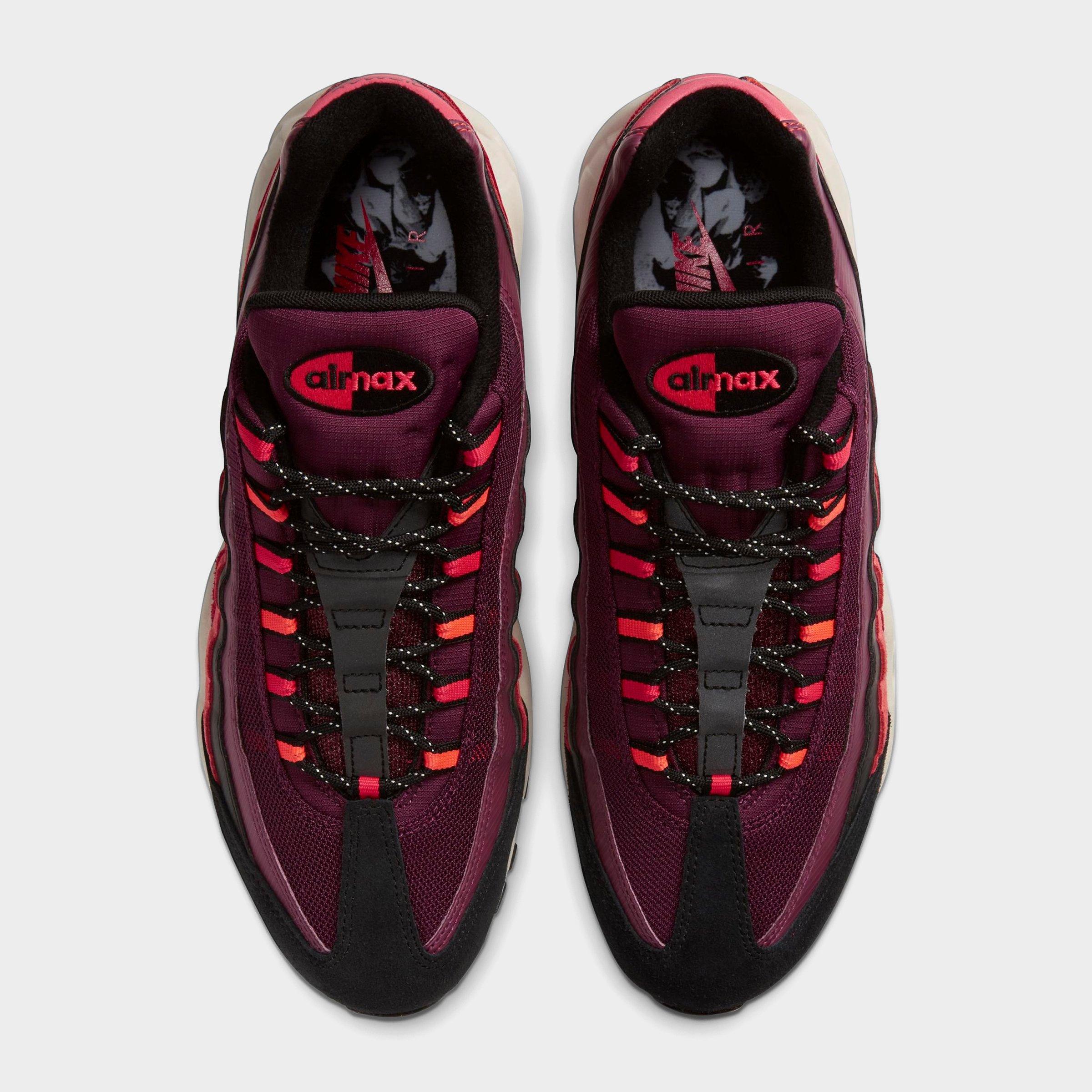 crimson red air max 95