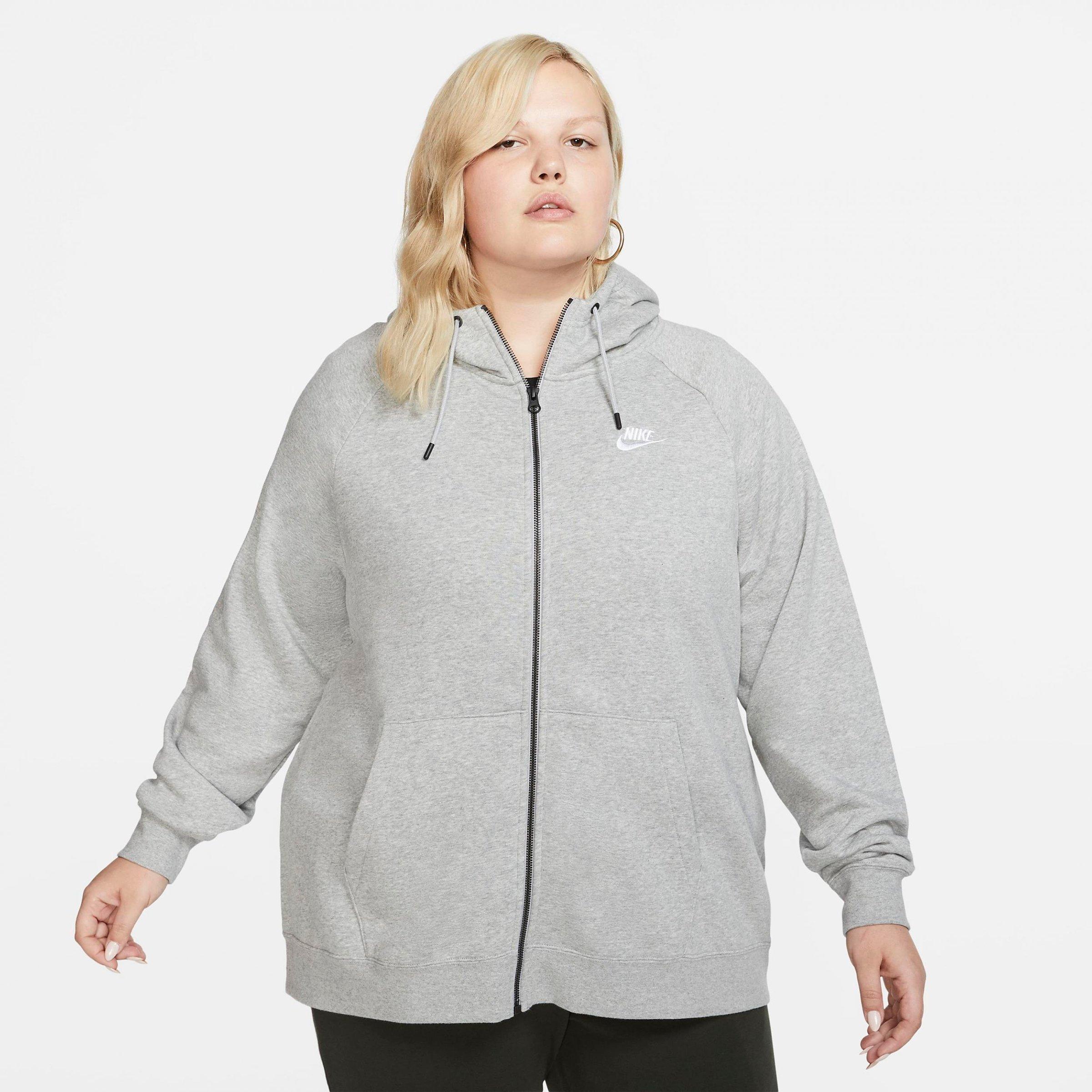 women's plus size full zip hoodie