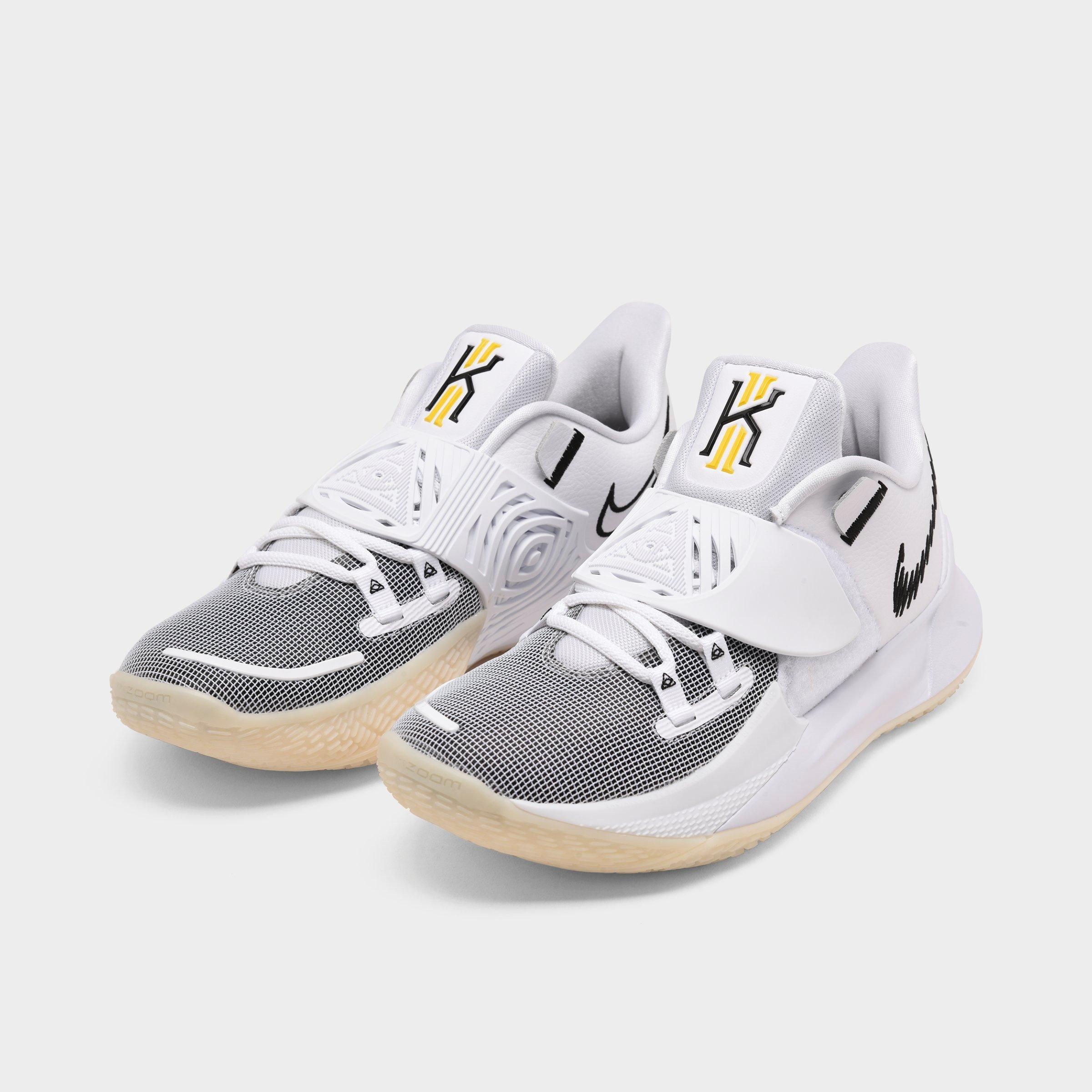 kyrie low all white