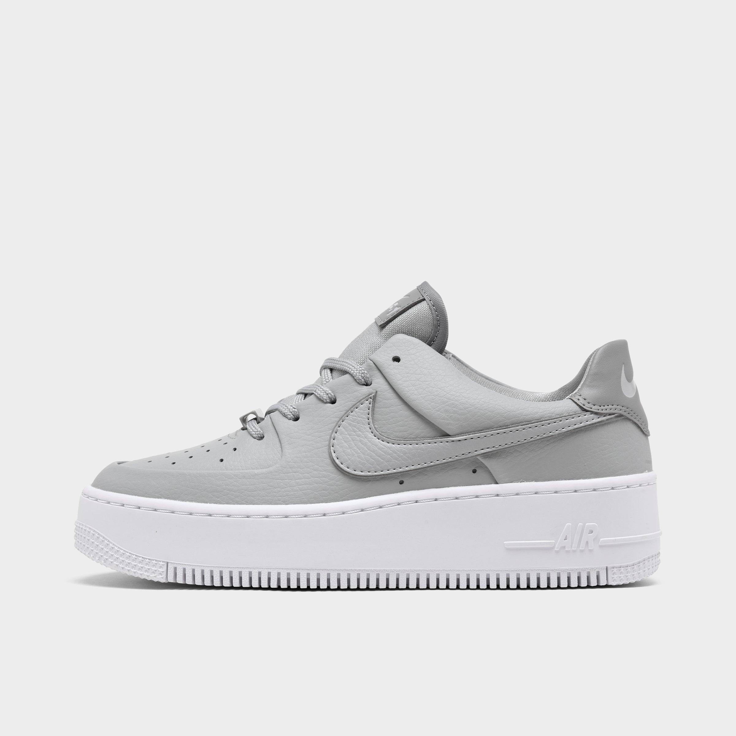 grey nike air force 1 sage low