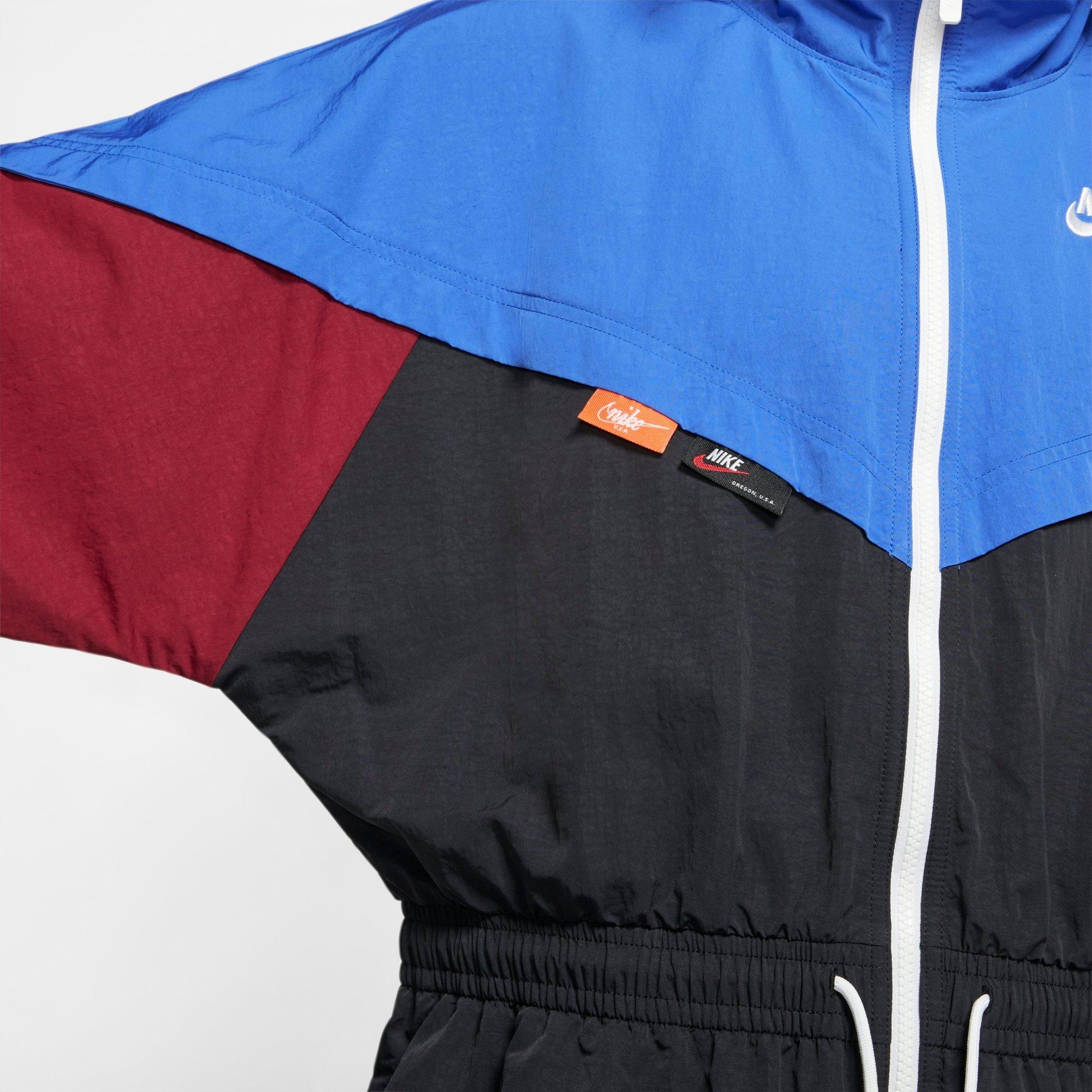 women's nike sportswear woven long track jacket