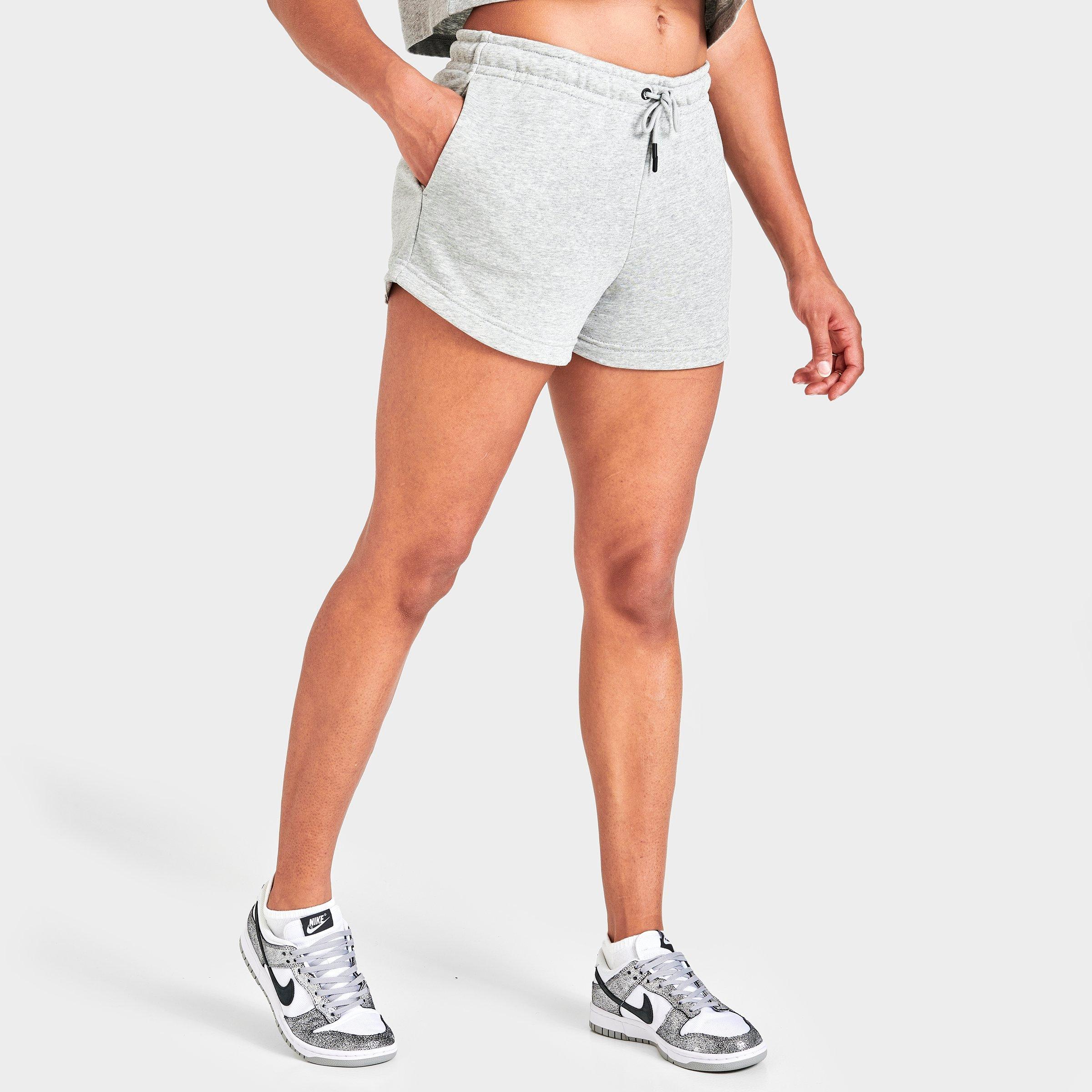 nike womens french terry shorts