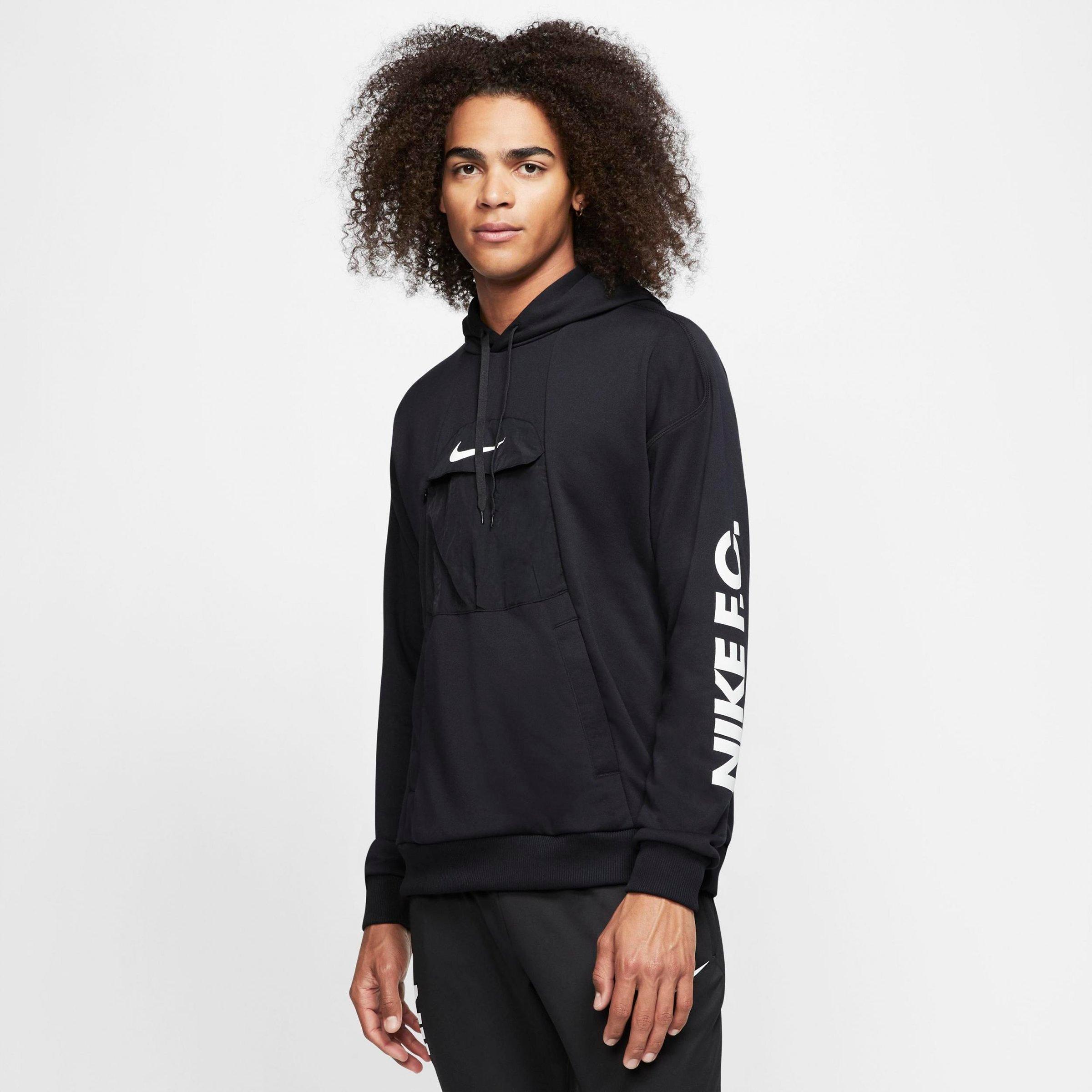 nike fc hoodie black