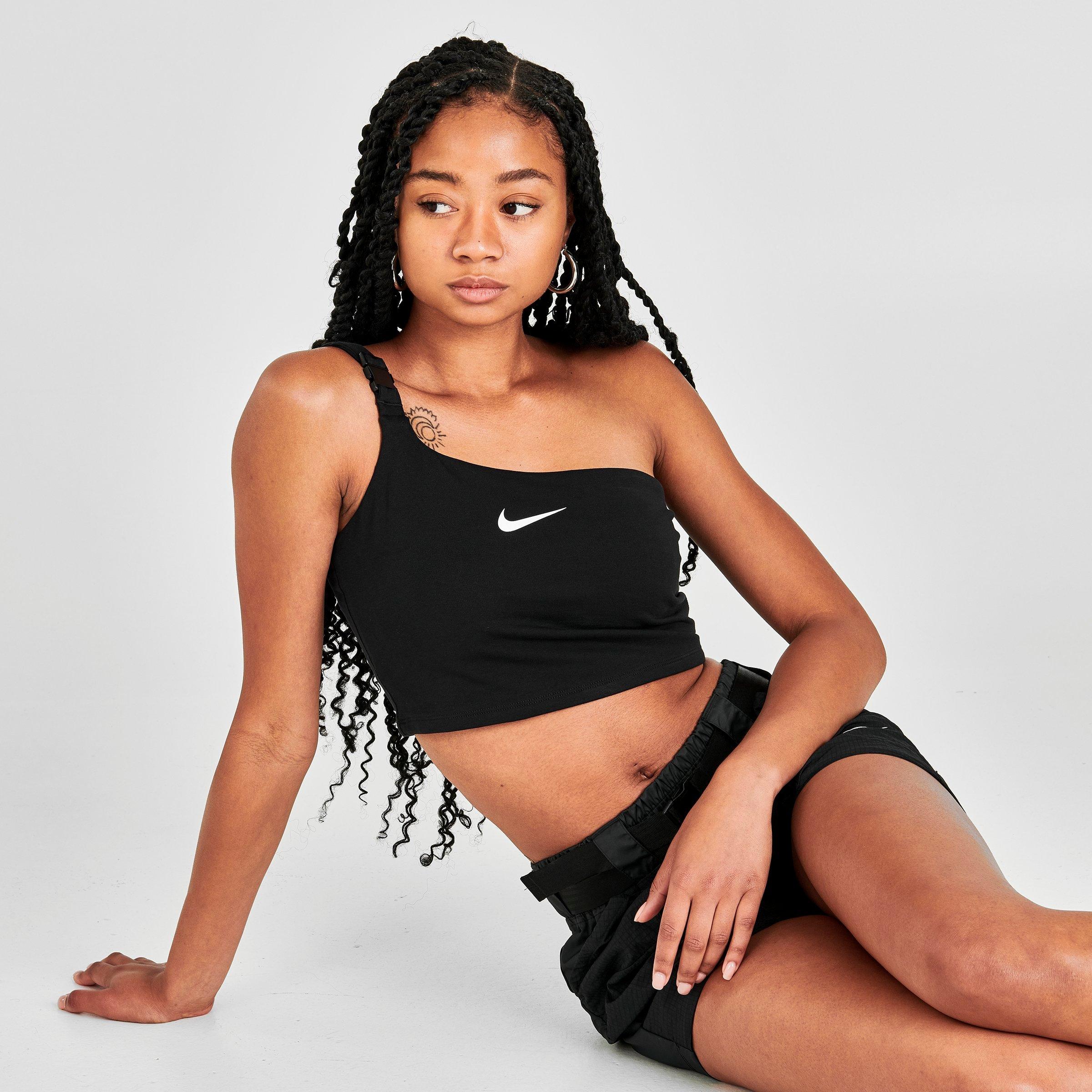 nike sportswear swoosh cropped tank