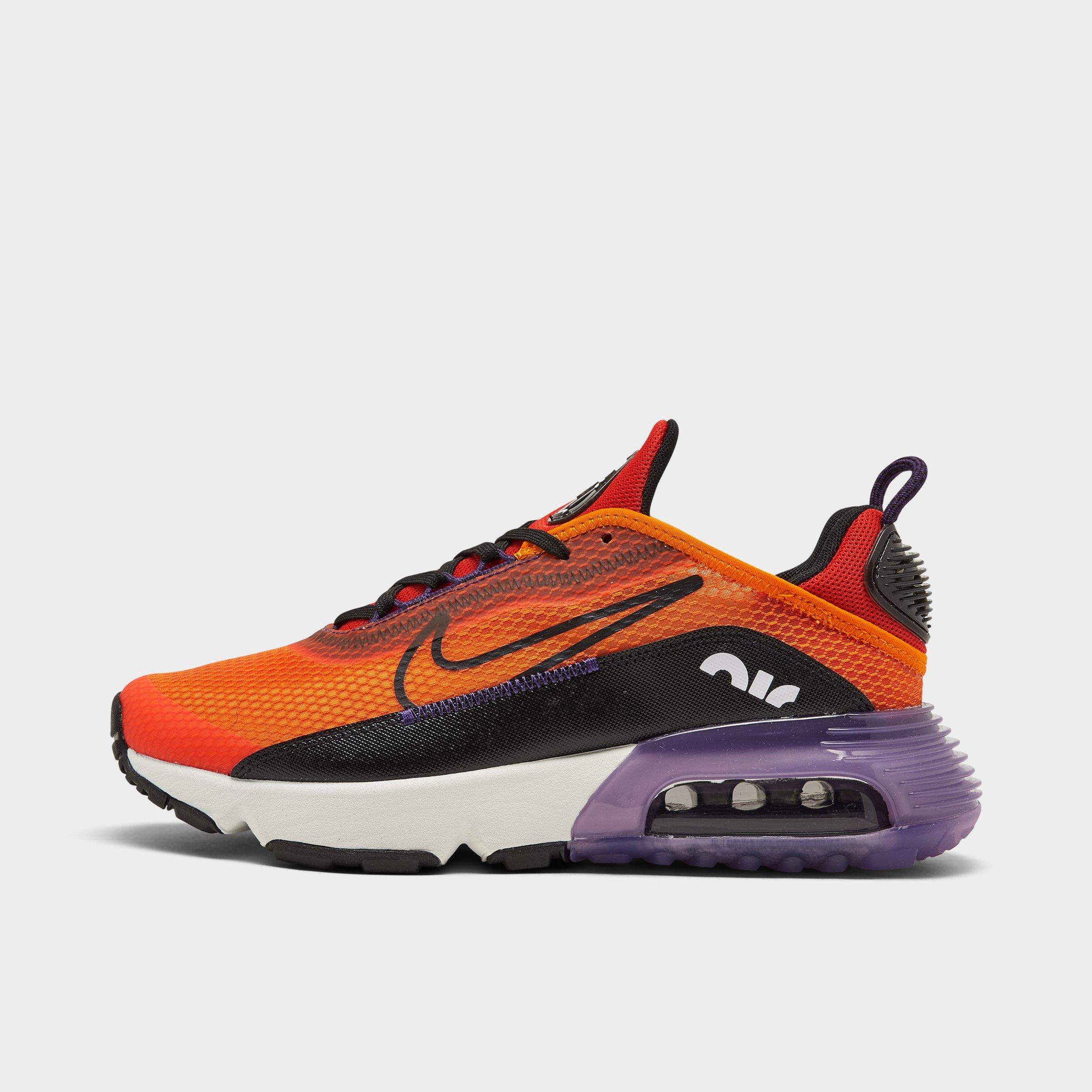 orange nike air max kids