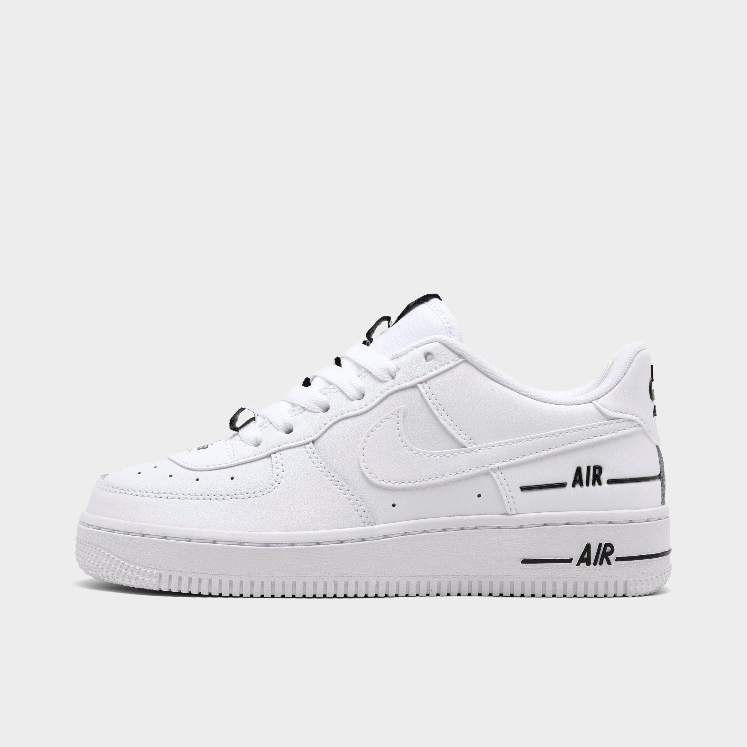 white air force ones big kids