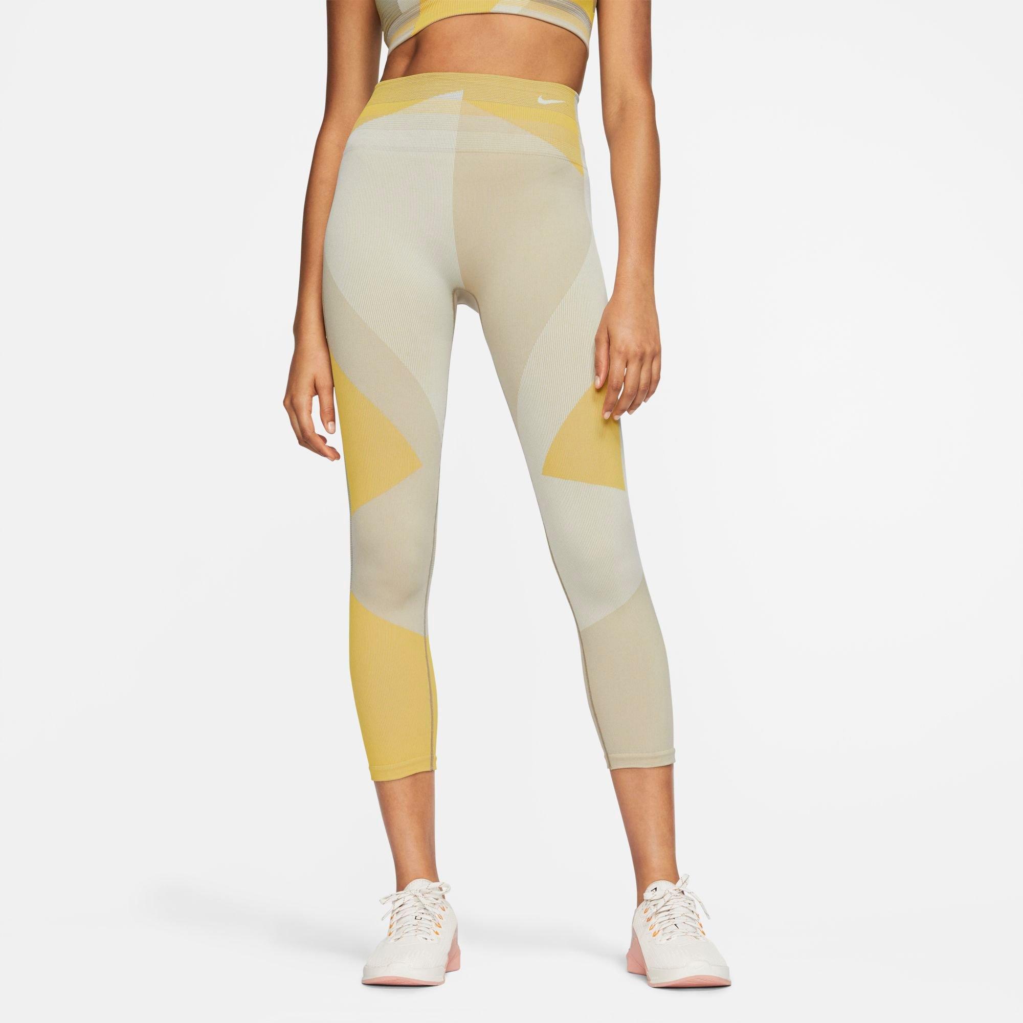 yellow nike leggings