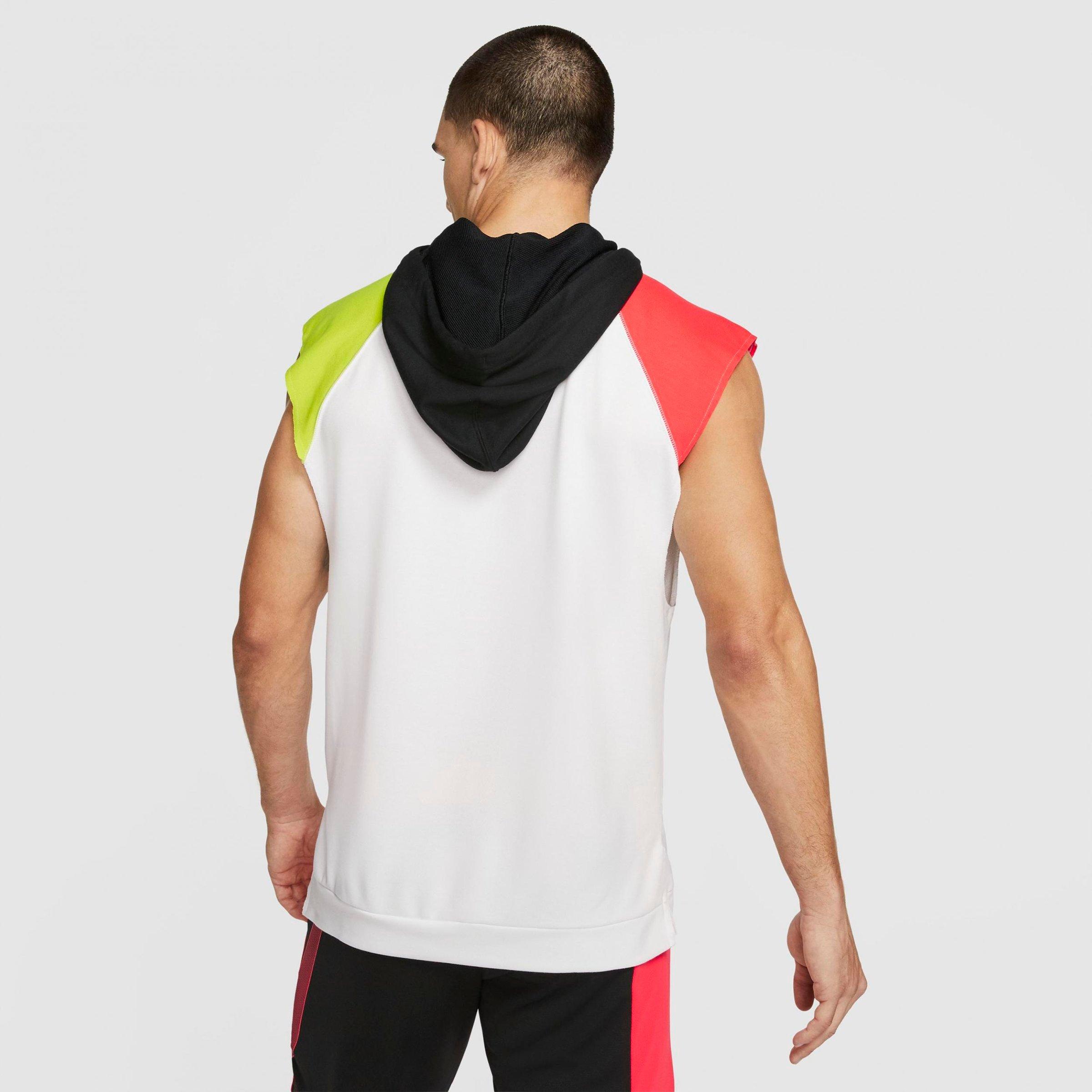 nike cut off hoodie