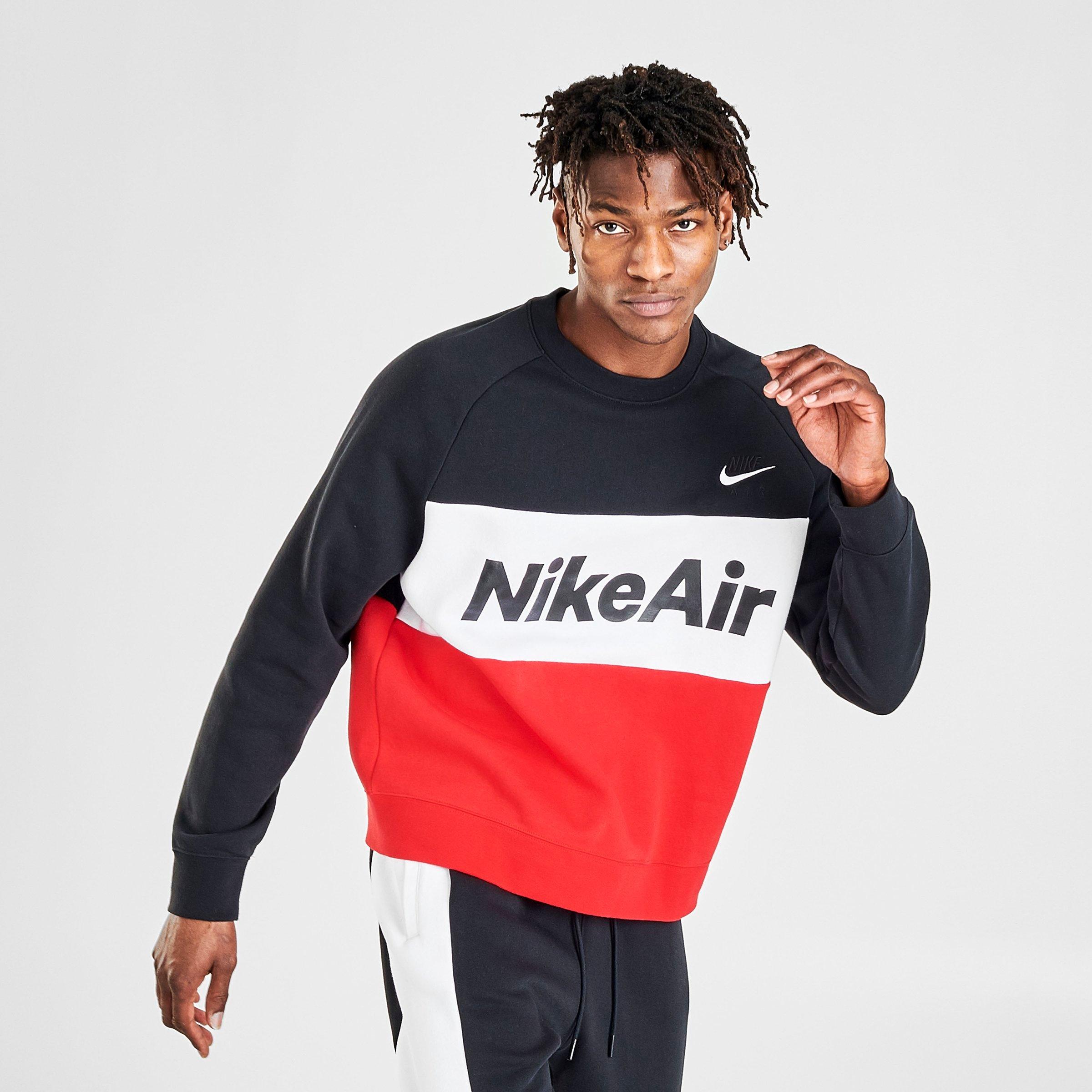 nike crew neck red