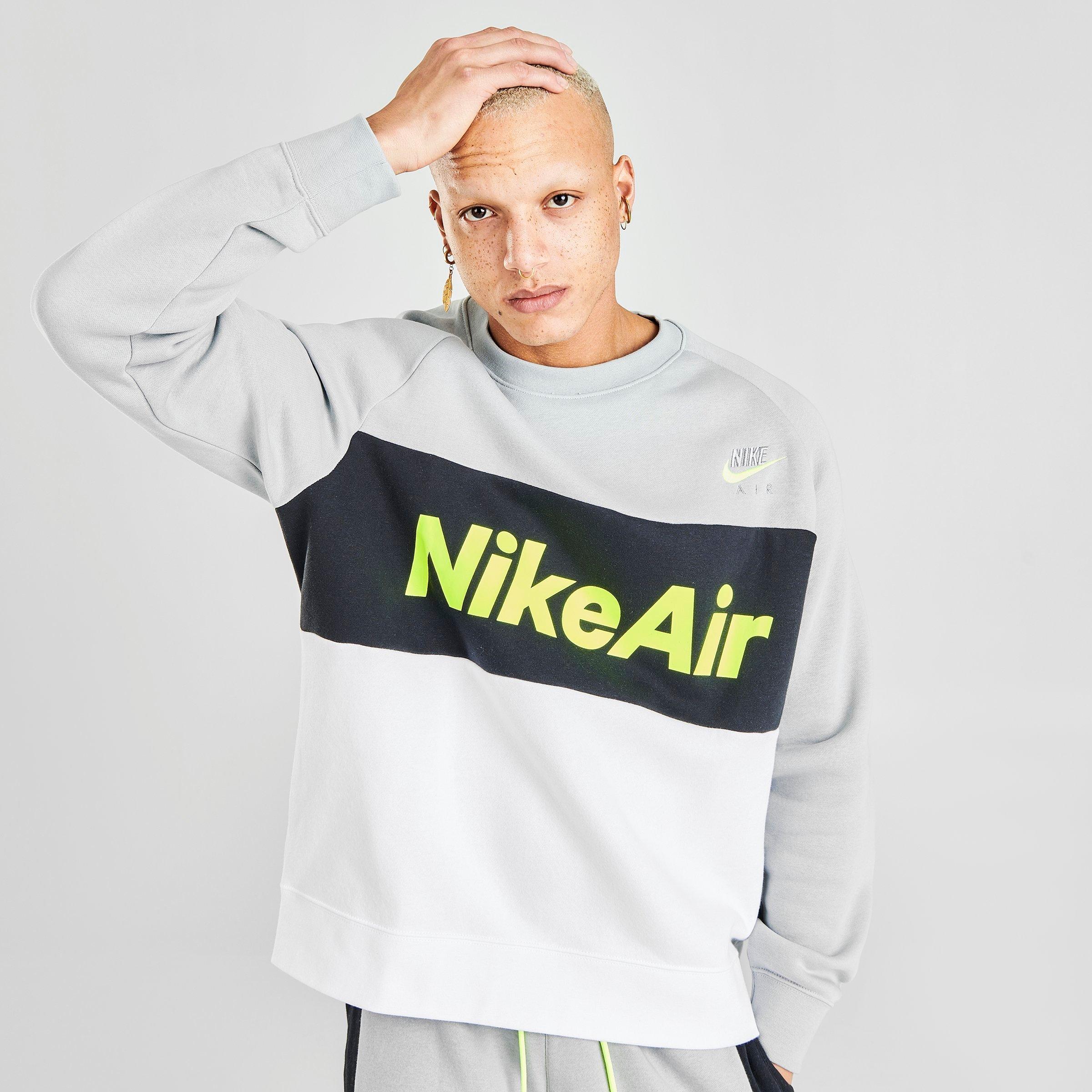 nike fleece crew sweatshirt