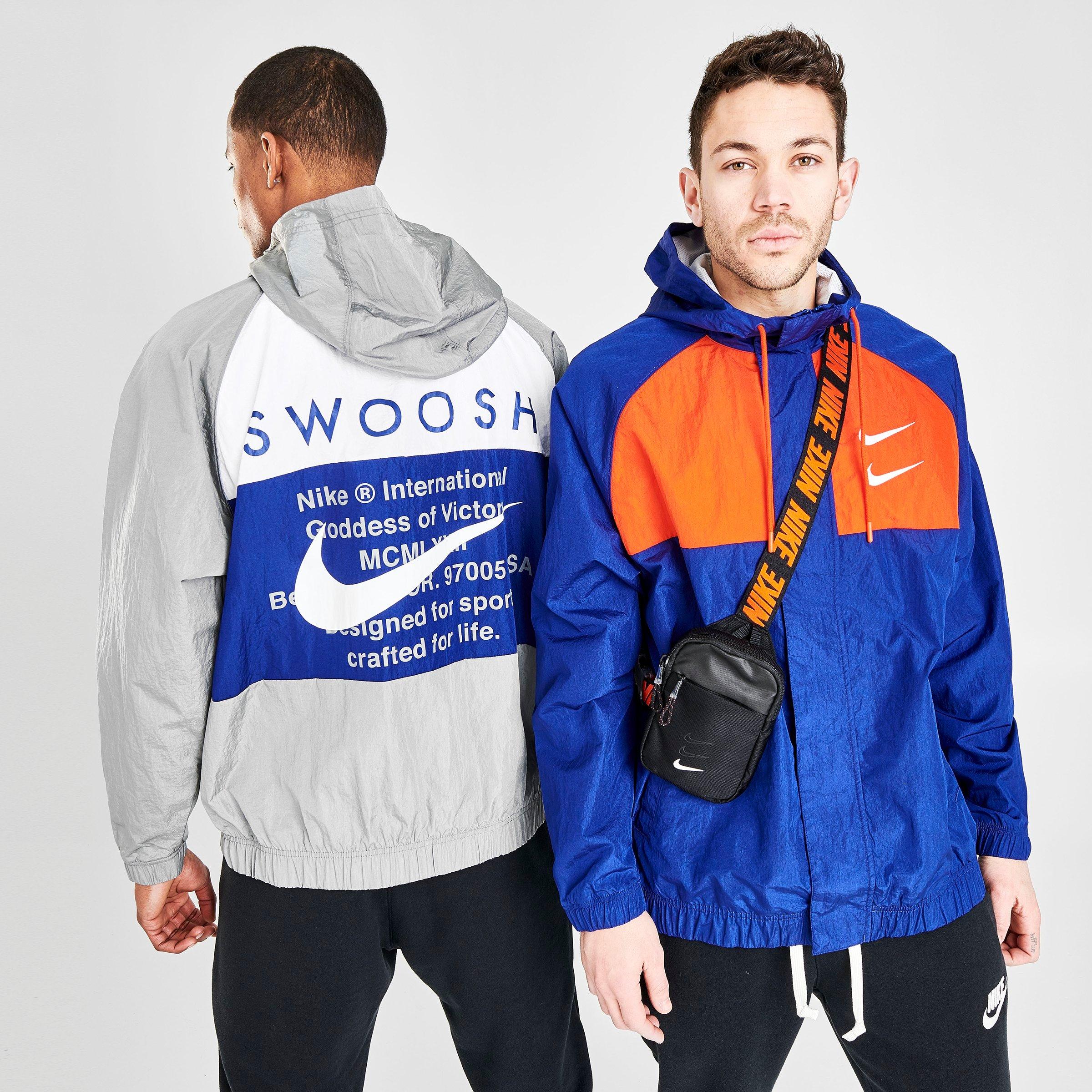 men's nike hooded woven jacket