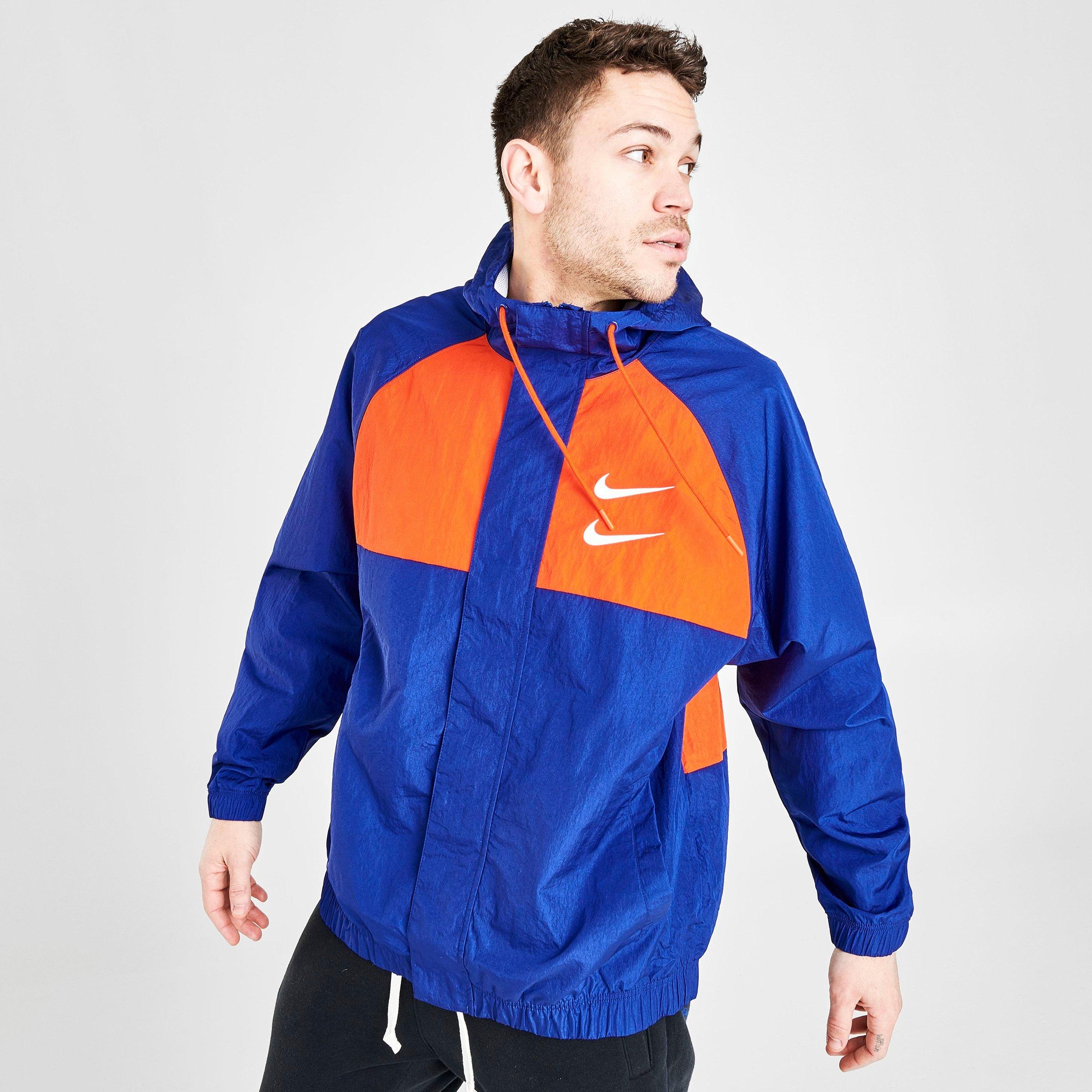 nike blue and orange jacket